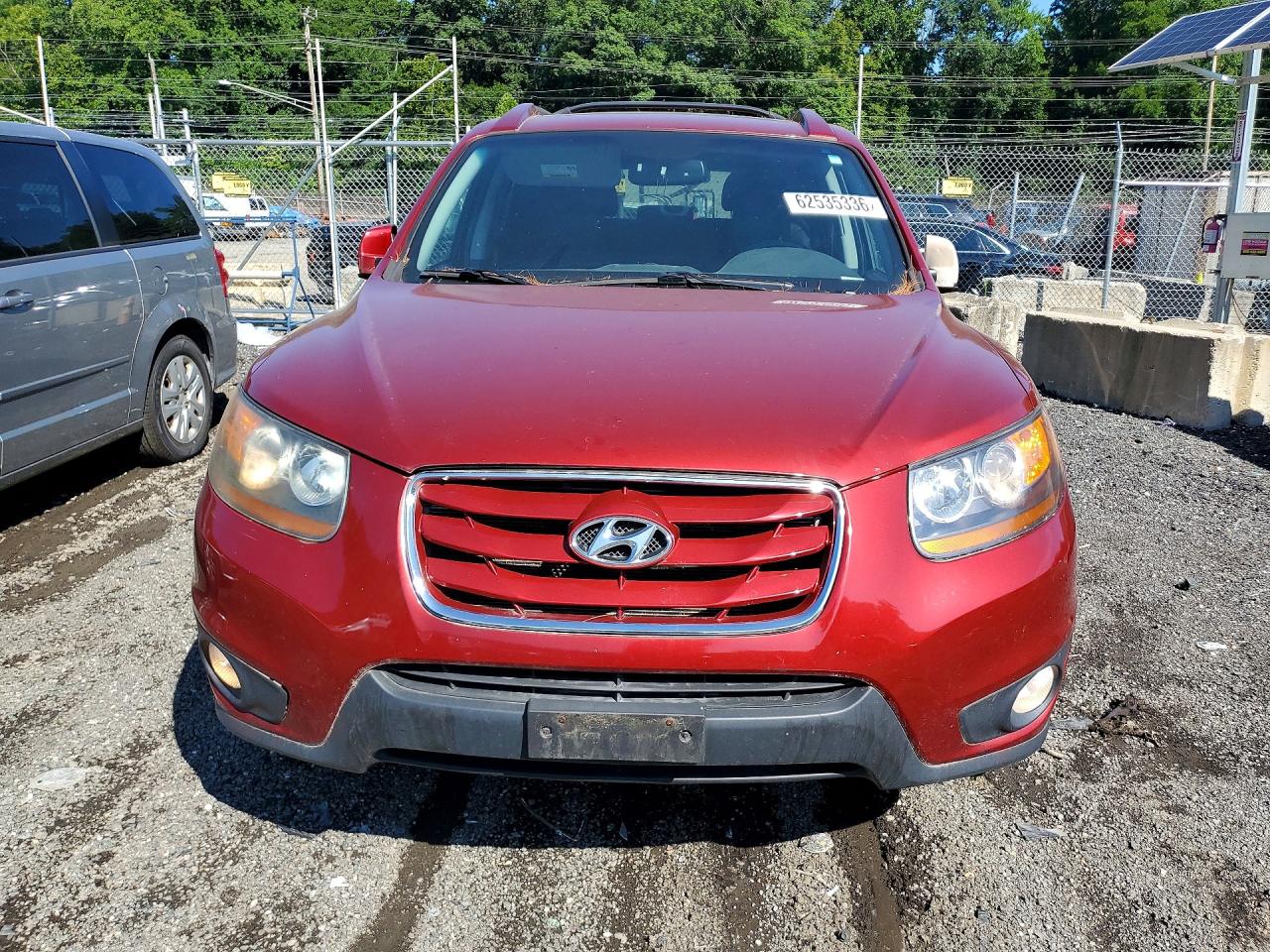 2010 Hyundai Santa Fe Limited Burgundy vin: 5NMSK3AB3AH385091