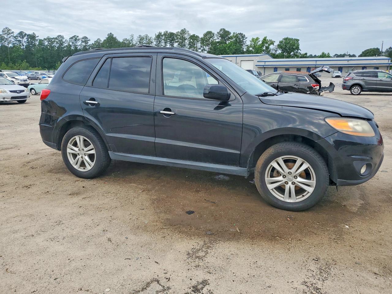 2010 Hyundai Santa Fe Limited Black vin: 5NMSK3AB4AH393006