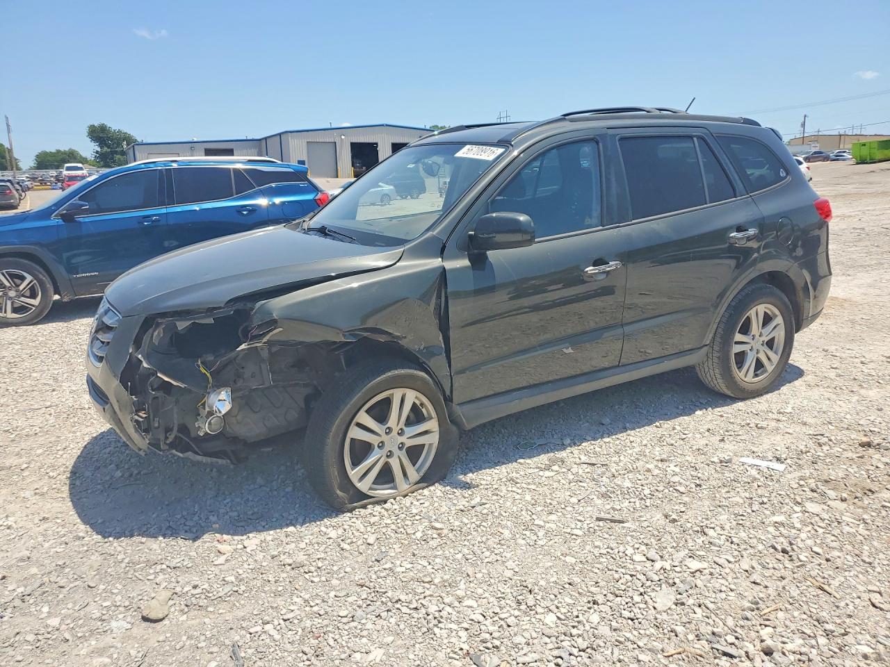2010 Hyundai Santa Fe Limited Black vin: 5NMSK3AB9AH392045