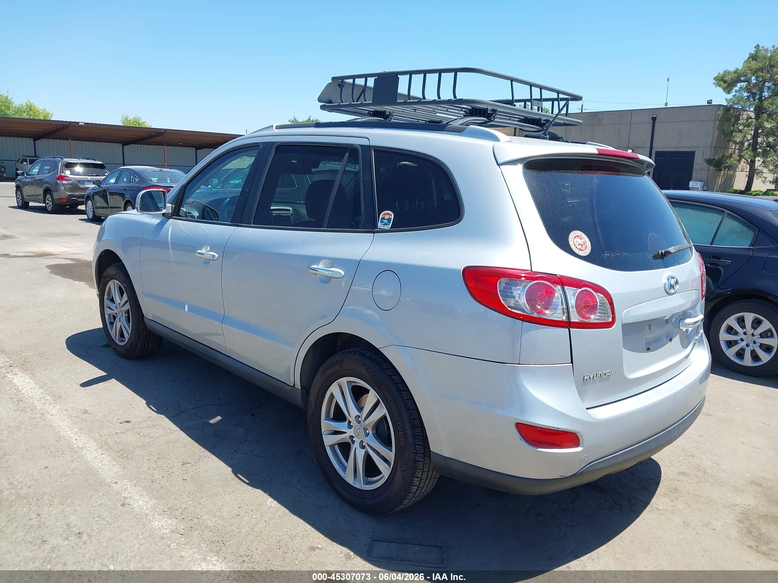 2010 Hyundai Santa Fe Limited V6 Серый vin: 5NMSK4AG3AH341223