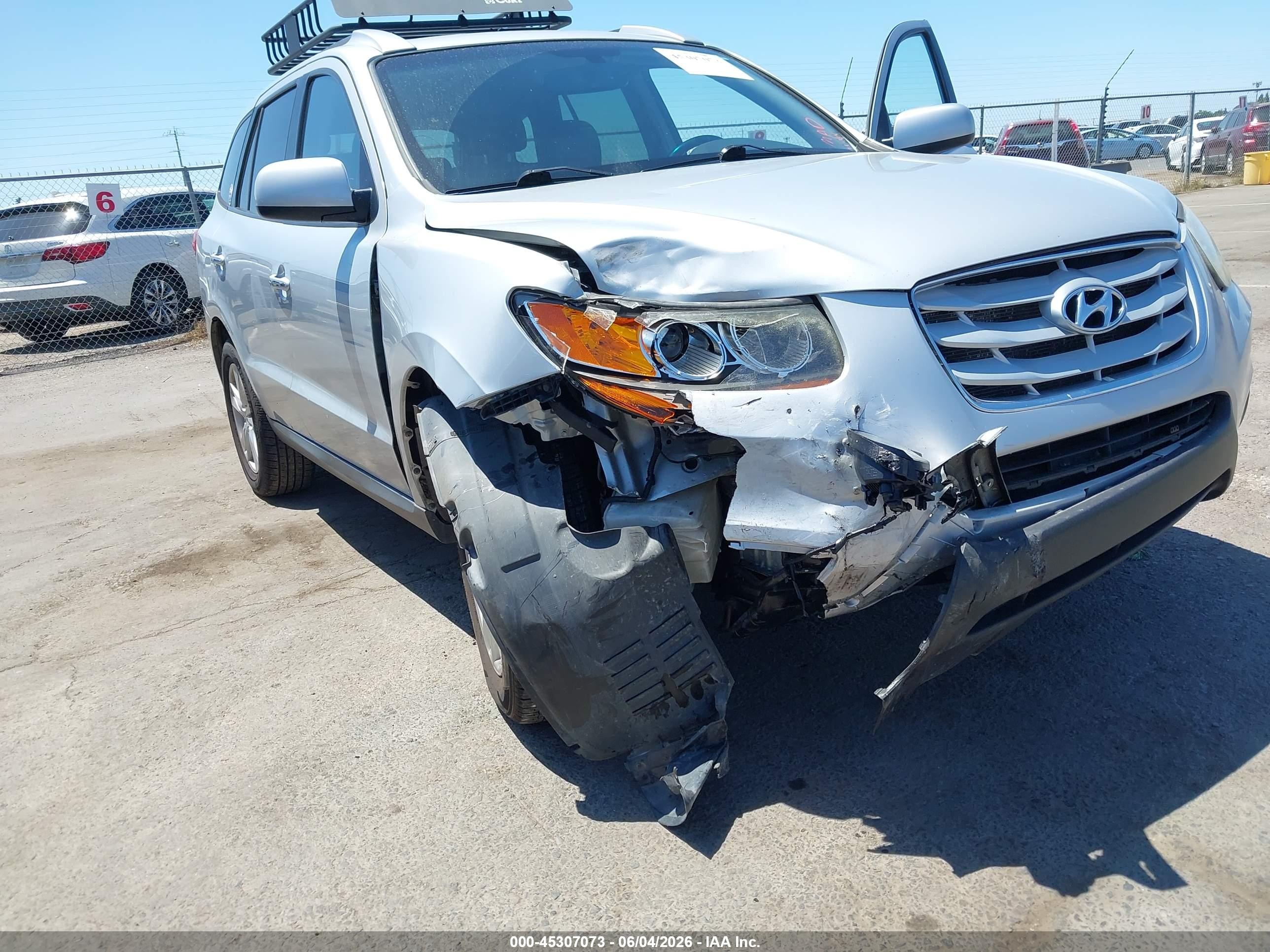 2010 Hyundai Santa Fe Limited V6 Серый vin: 5NMSK4AG3AH341223
