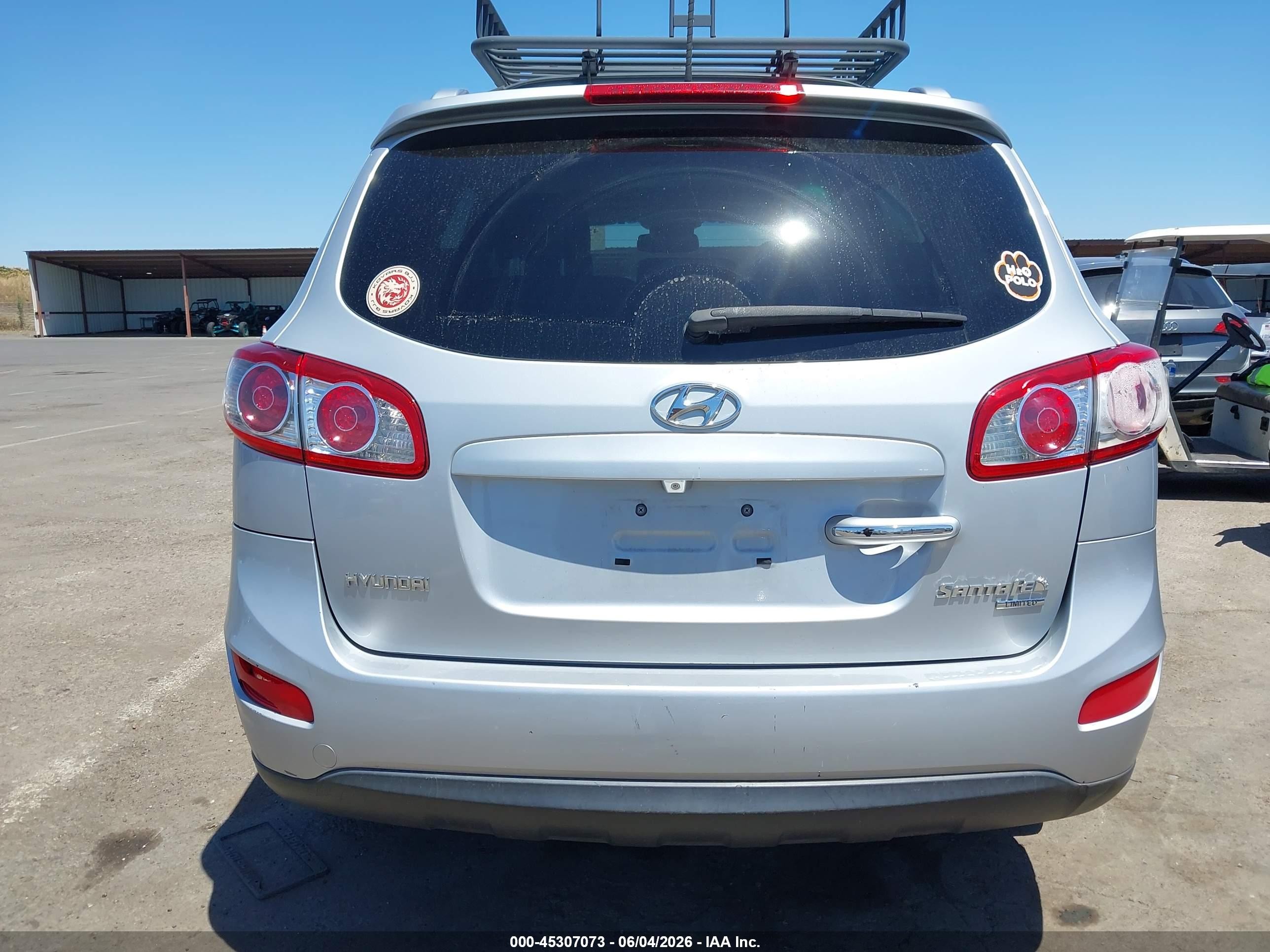 2010 Hyundai Santa Fe Limited V6 Серый vin: 5NMSK4AG3AH341223