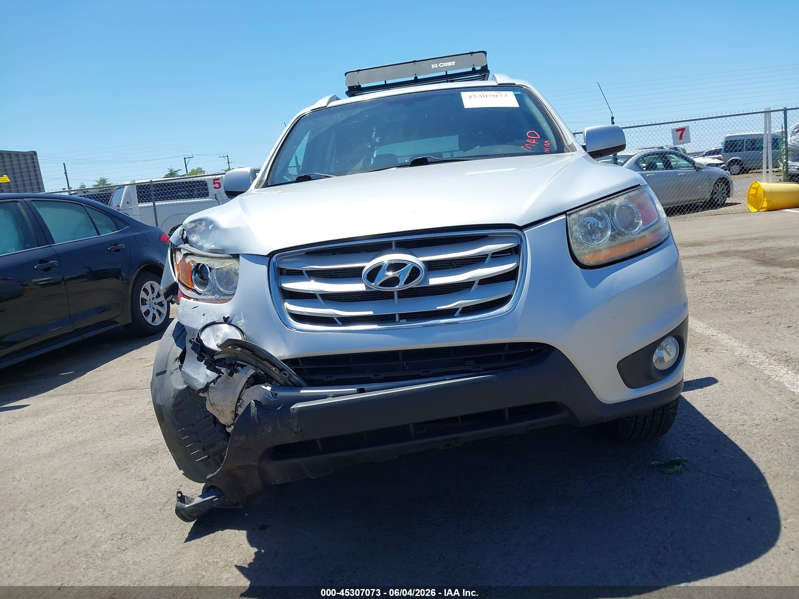 2010 Hyundai Santa Fe Limited V6 Серый vin: 5NMSK4AG3AH341223