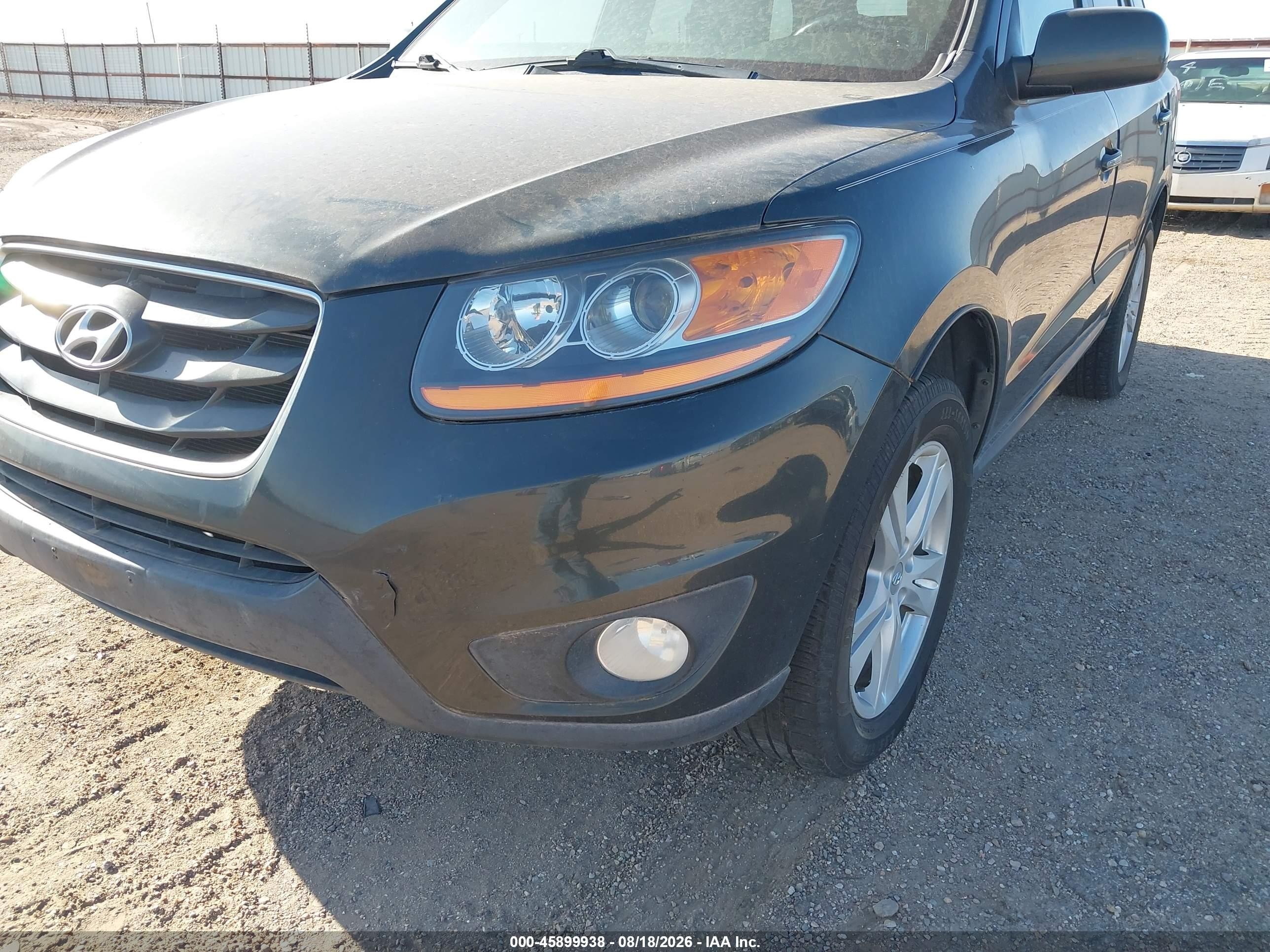 2010 Hyundai Santa Fe Limited V6 Черный vin: 5NMSK4AG5AH354331