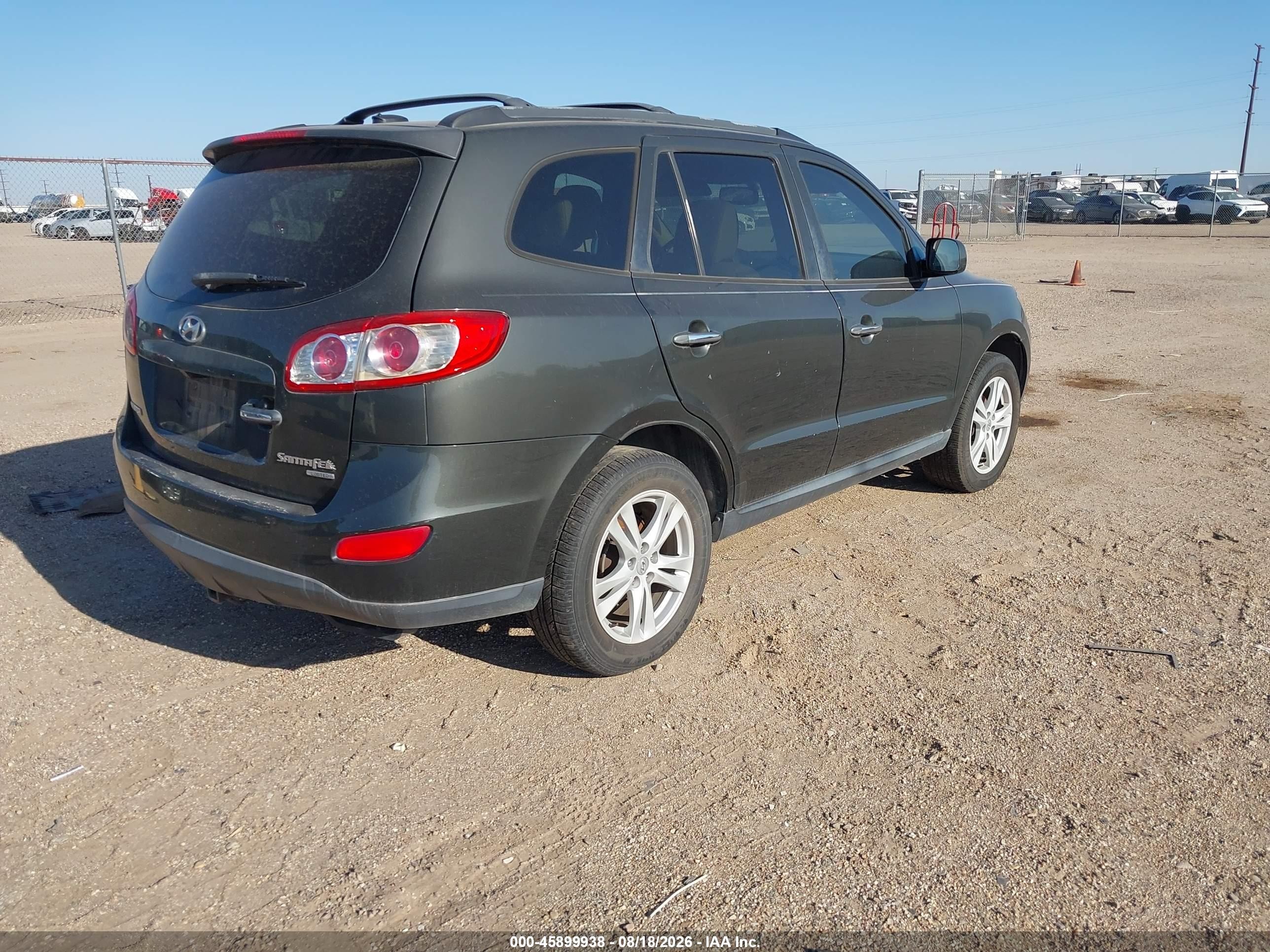 2010 Hyundai Santa Fe Limited V6 Черный vin: 5NMSK4AG5AH354331