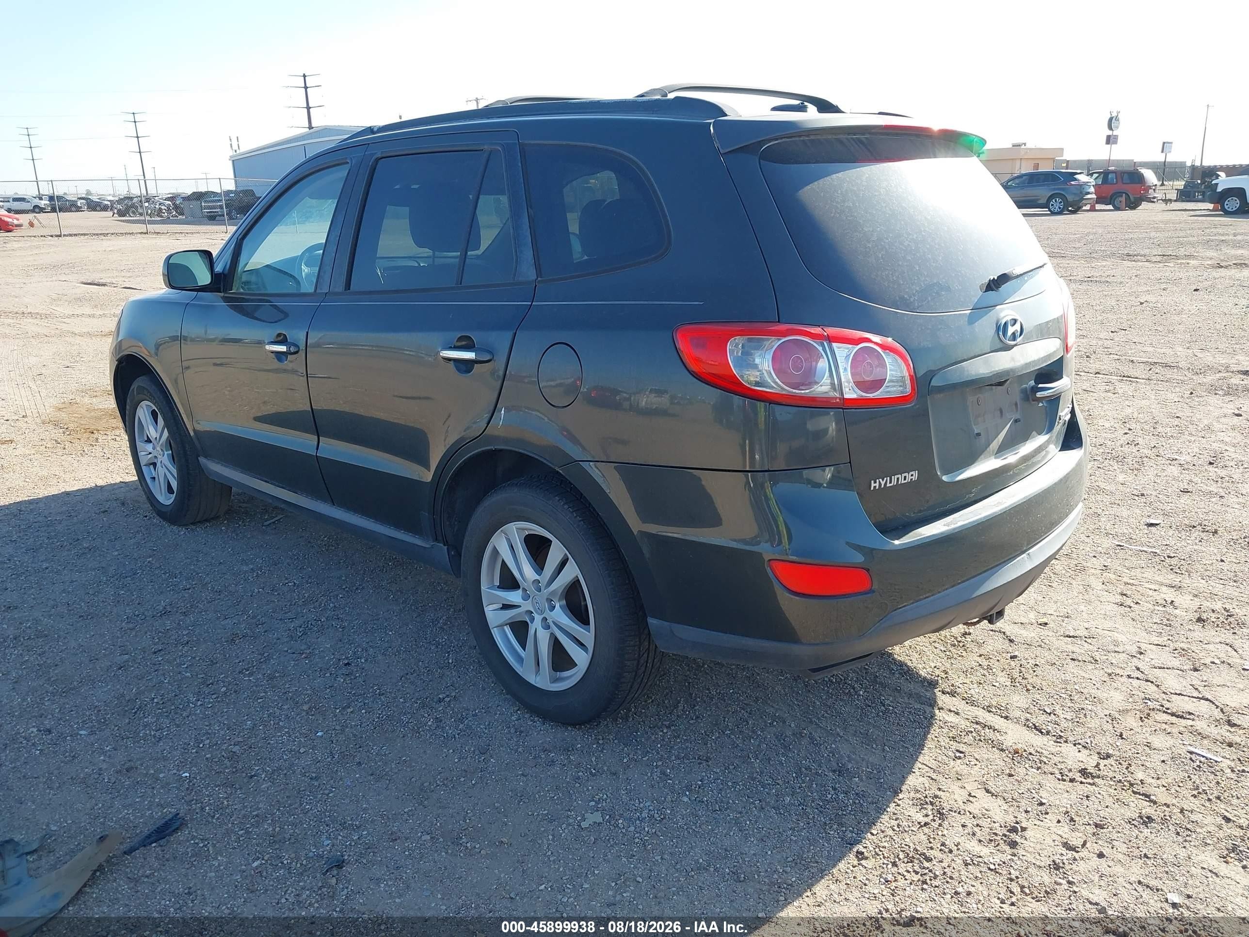 2010 Hyundai Santa Fe Limited V6 Черный vin: 5NMSK4AG5AH354331