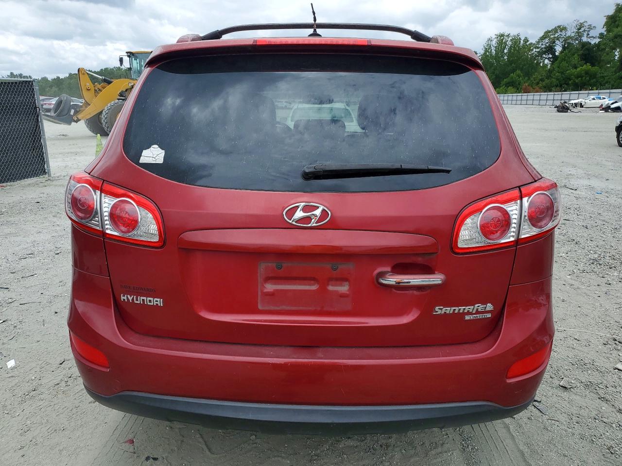 2010 Hyundai Santa Fe Limited Red vin: 5NMSK4AG7AH387928