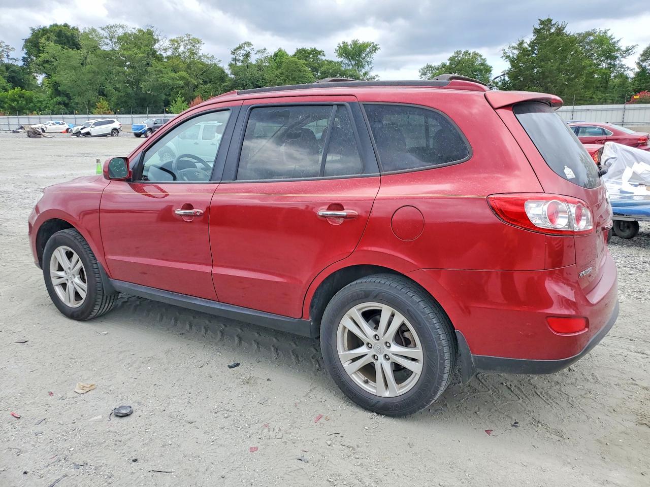 2010 Hyundai Santa Fe Limited Red vin: 5NMSK4AG7AH387928
