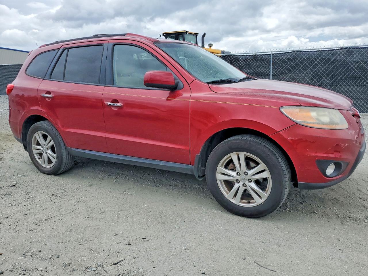 2010 Hyundai Santa Fe Limited Red vin: 5NMSK4AG7AH387928