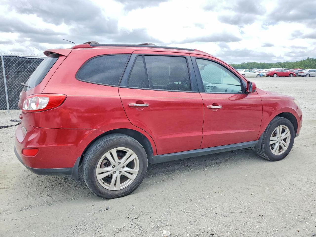 2010 Hyundai Santa Fe Limited Red vin: 5NMSK4AG7AH387928
