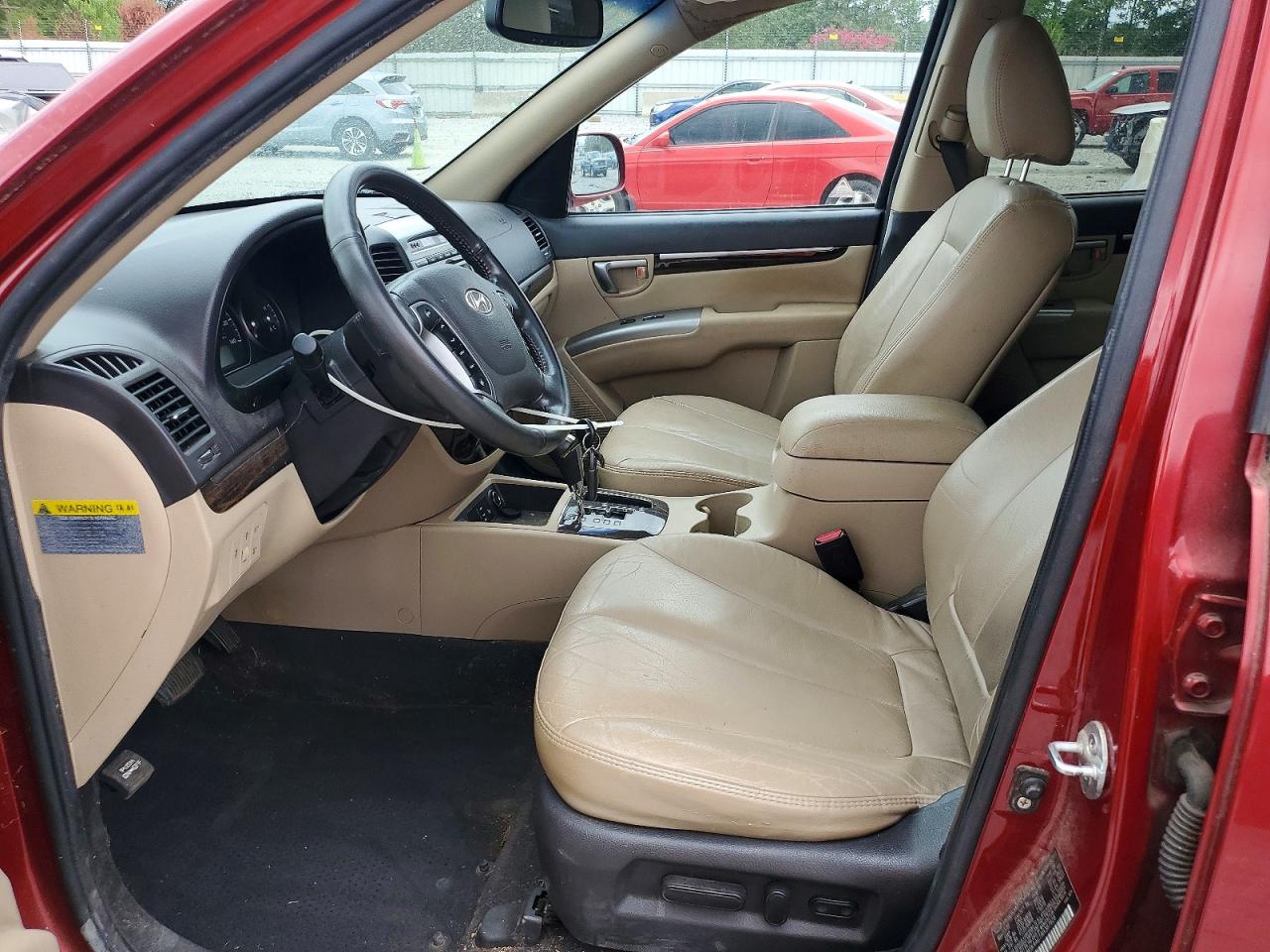 2010 Hyundai Santa Fe Limited Red vin: 5NMSK4AG7AH387928