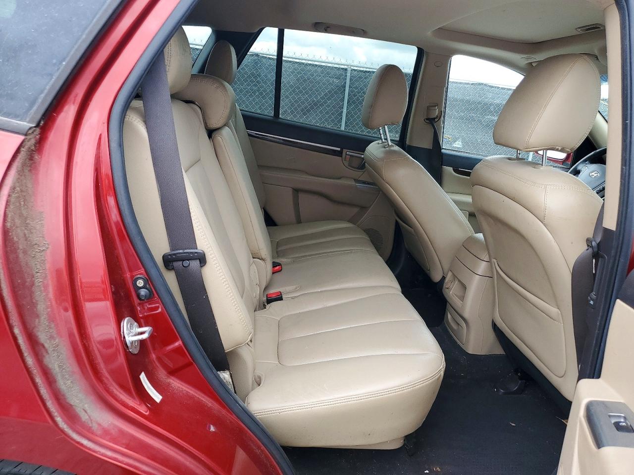 2010 Hyundai Santa Fe Limited Red vin: 5NMSK4AG7AH387928