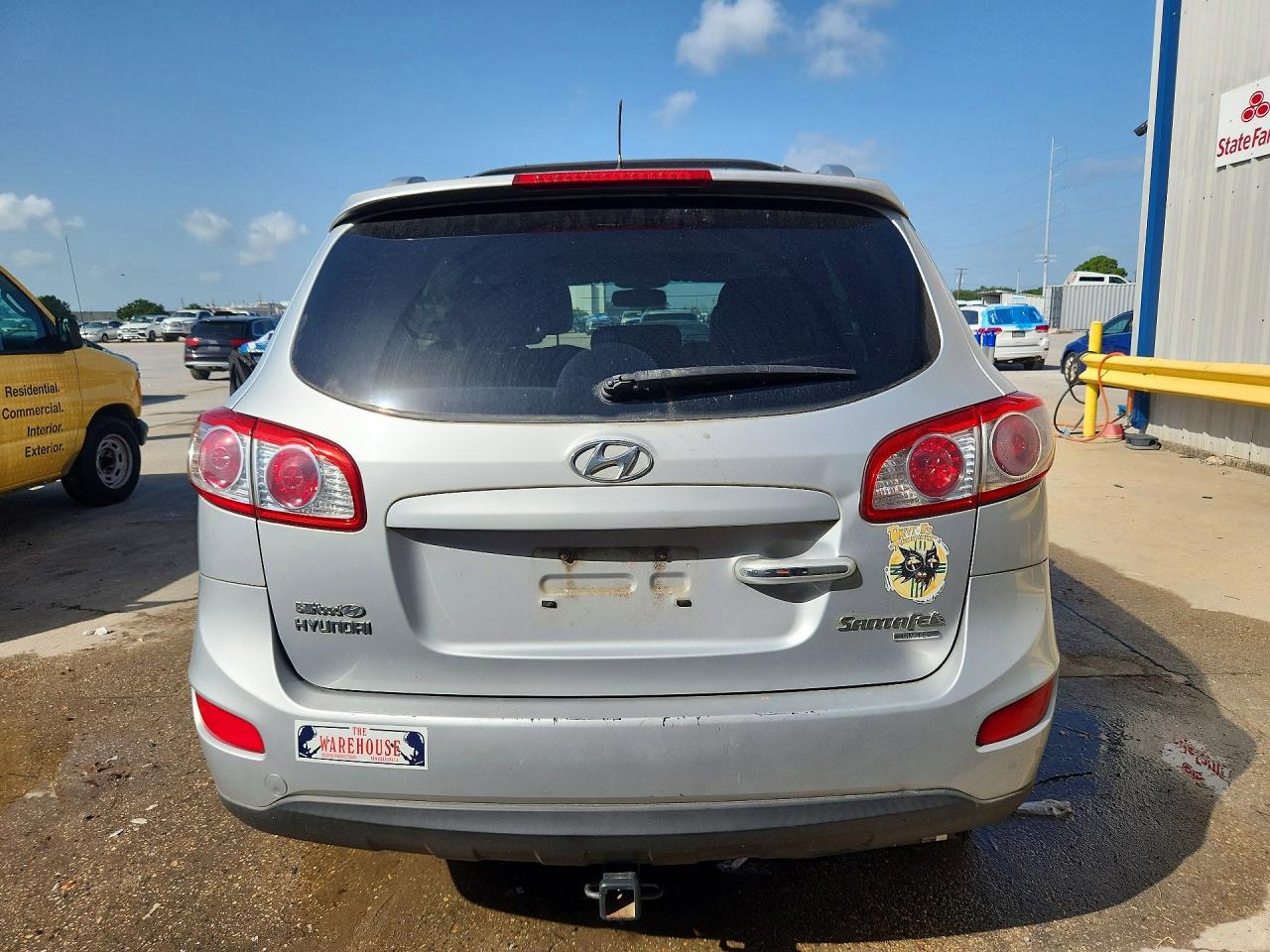 2010 Hyundai Santa Fe Limited Silver vin: 5NMSK4AG8AH348958
