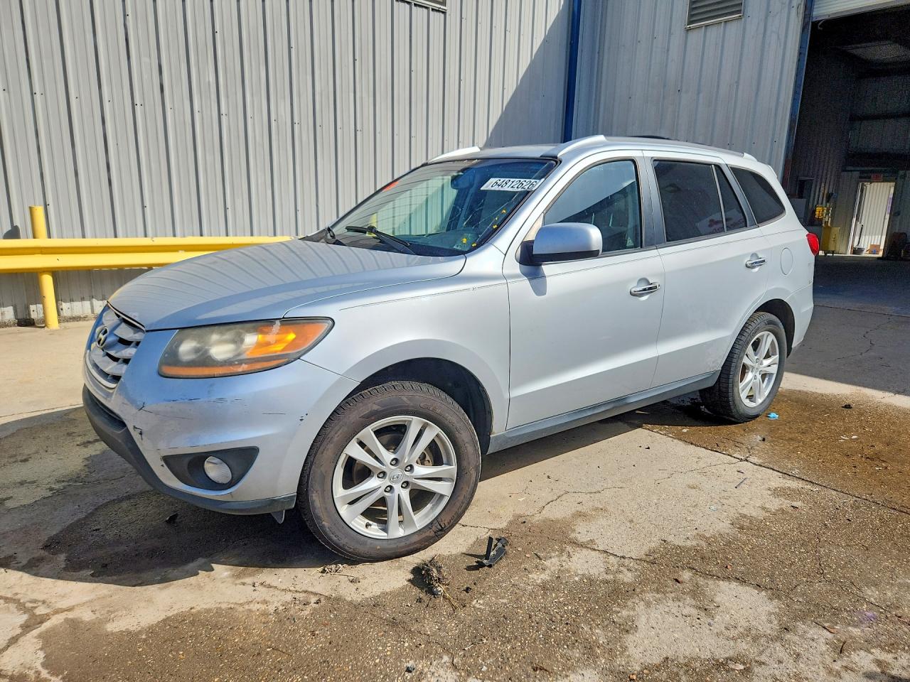 2010 Hyundai Santa Fe Limited Silver vin: 5NMSK4AG8AH348958