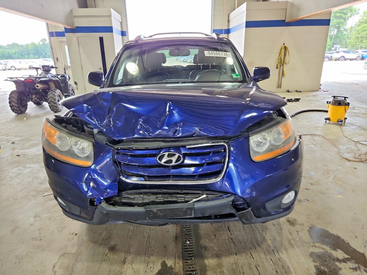 2010 Hyundai Santa Fe Limited Blue vin: 5NMSK4AG8AH378381
