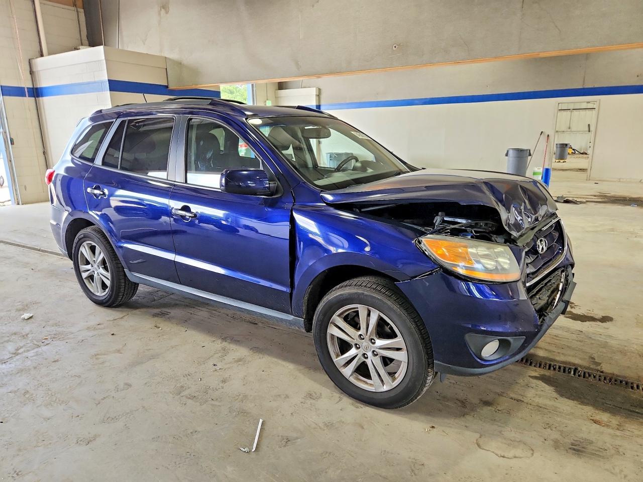 2010 Hyundai Santa Fe Limited Blue vin: 5NMSK4AG8AH378381