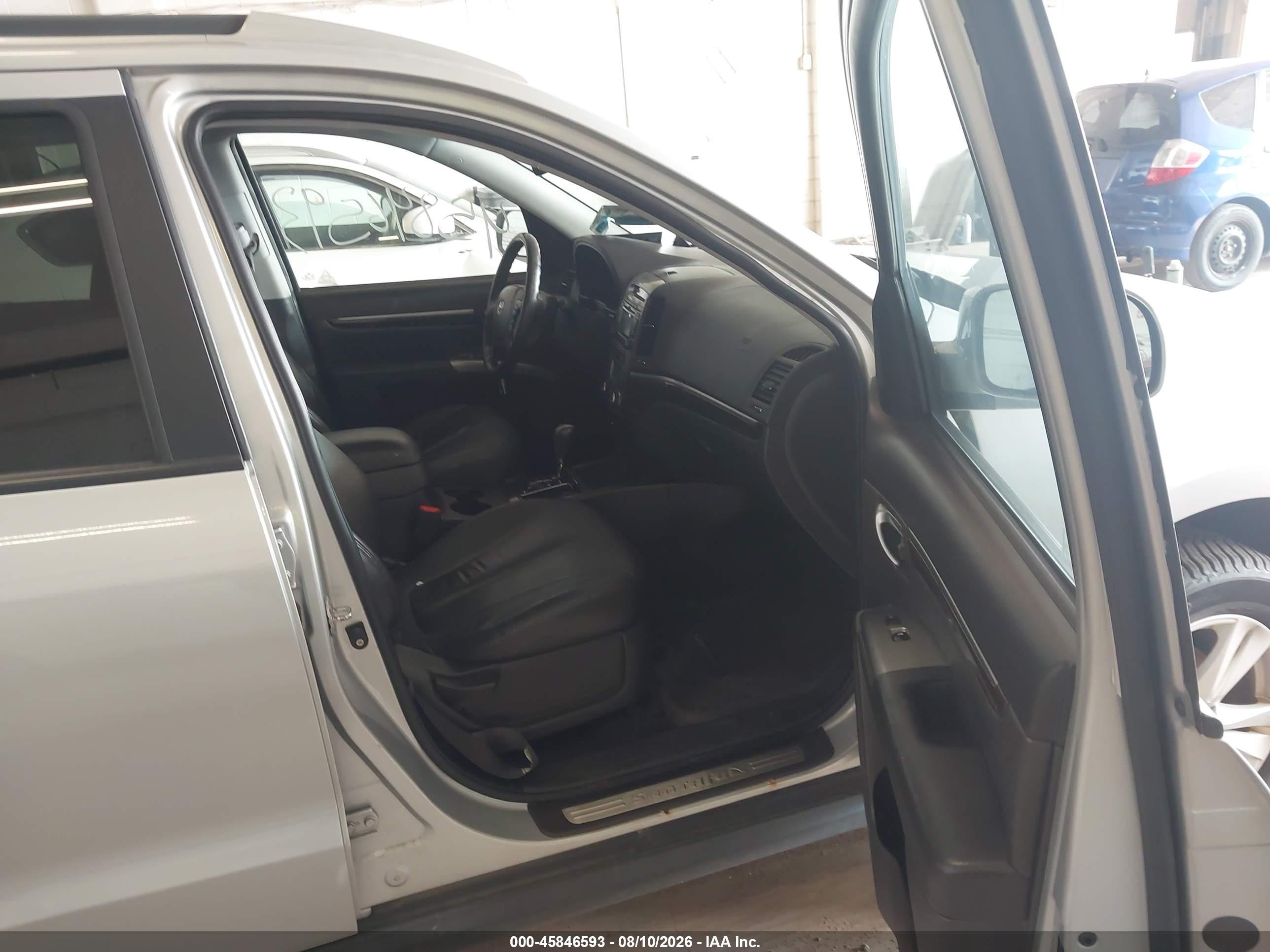 2010 Hyundai Santa Fe Limited V6 Silver vin: 5NMSK4AG8AH395679