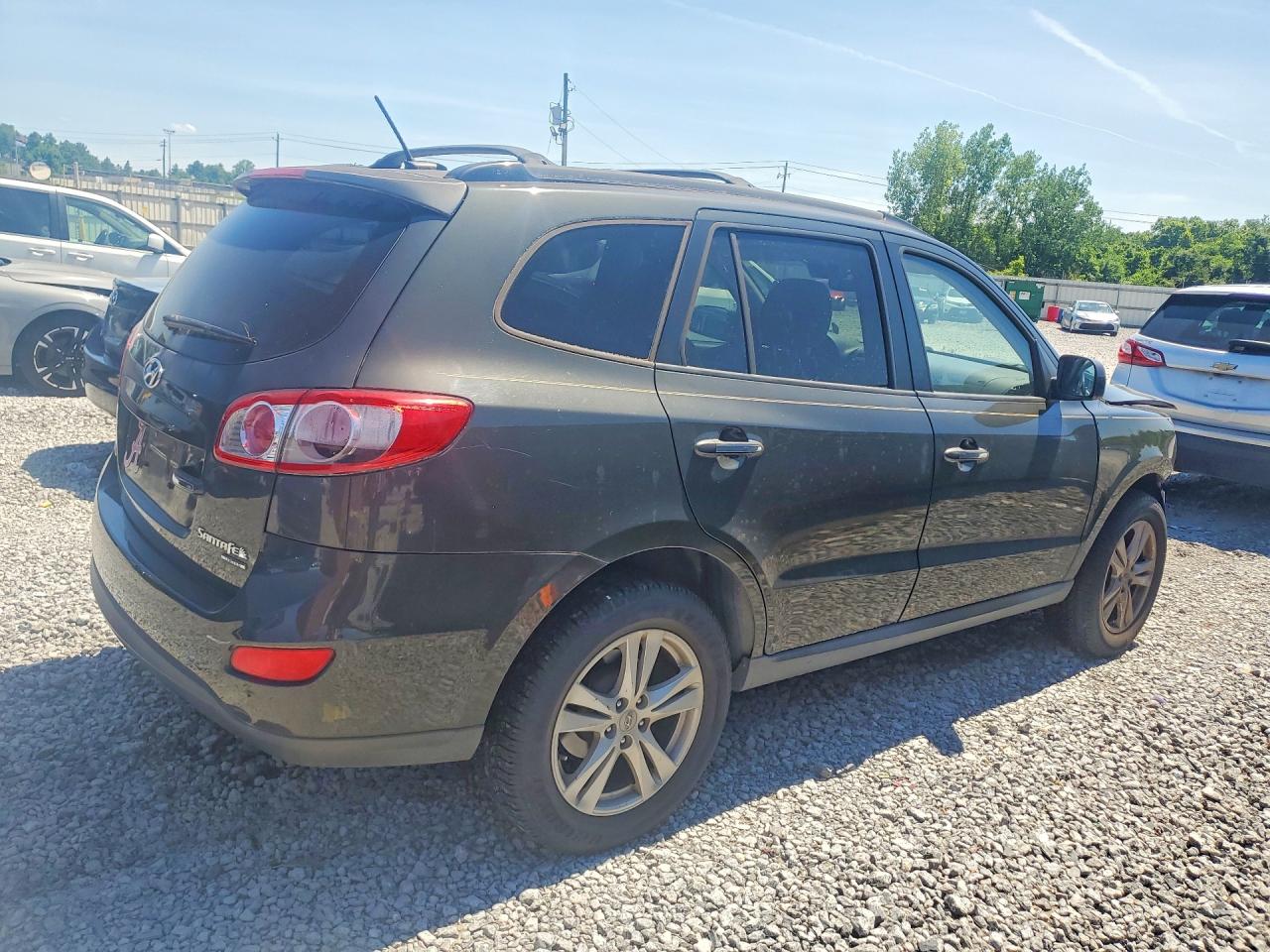 2010 Hyundai Santa Fe Limited Green vin: 5NMSK4AG9AH341503