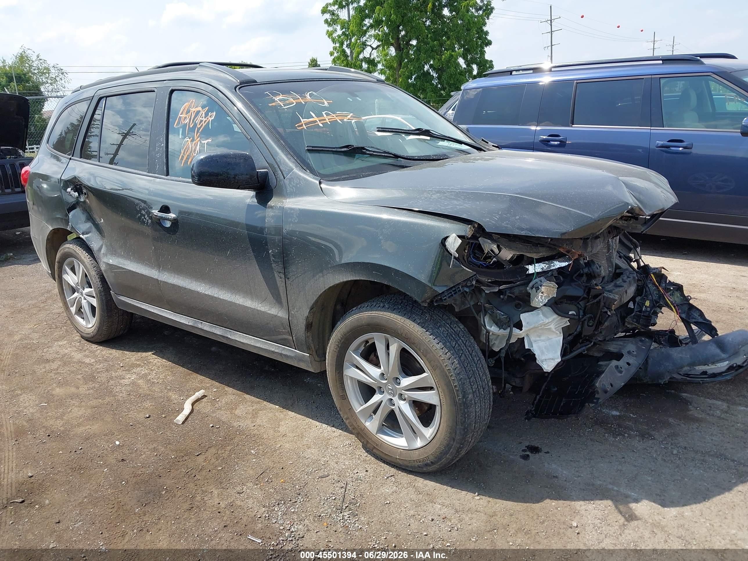 2010 Hyundai Santa Fe Limited V6 Black vin: 5NMSK4AG9AH341730