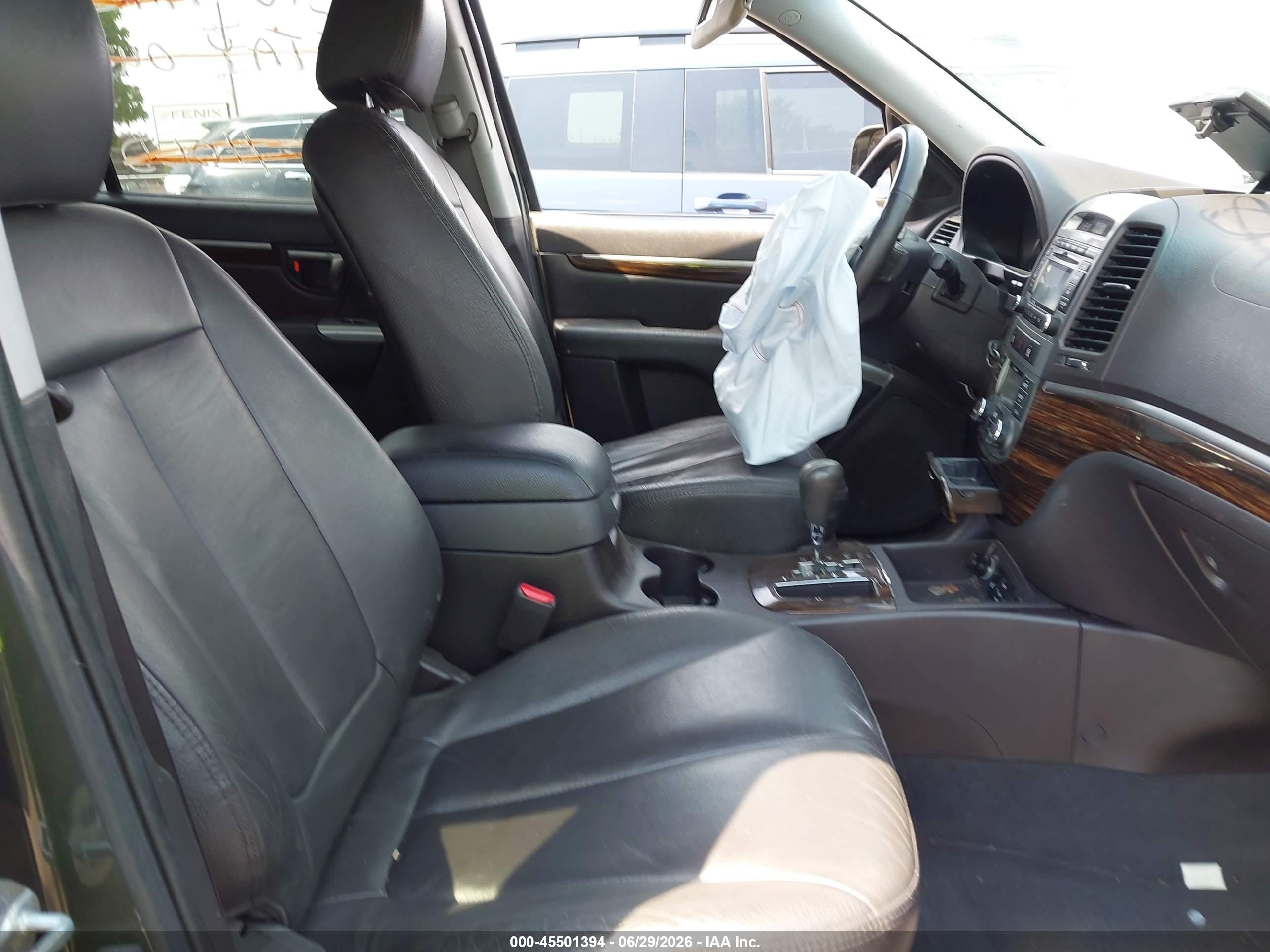 2010 Hyundai Santa Fe Limited V6 Черный vin: 5NMSK4AG9AH341730