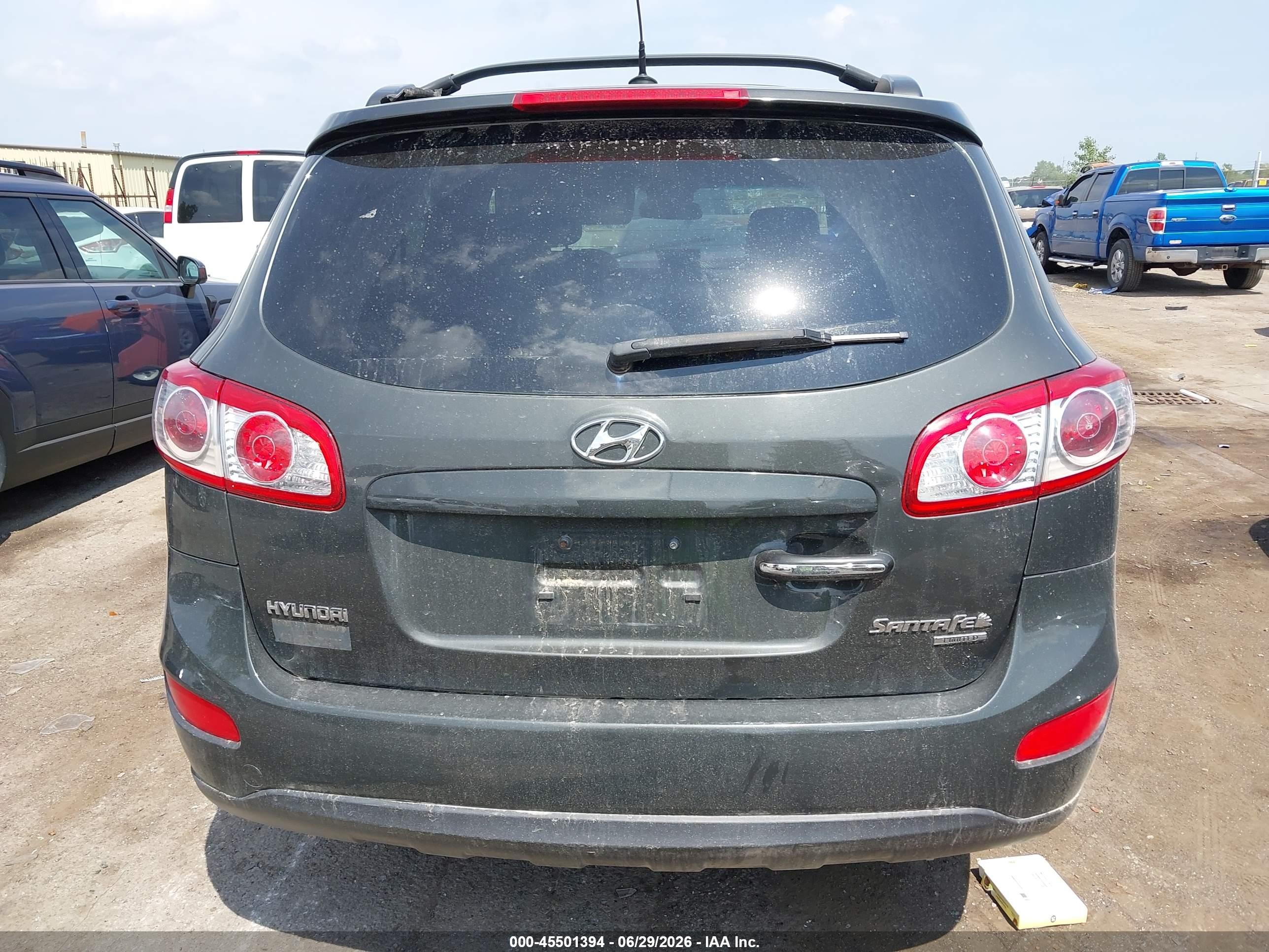 2010 Hyundai Santa Fe Limited V6 Черный vin: 5NMSK4AG9AH341730