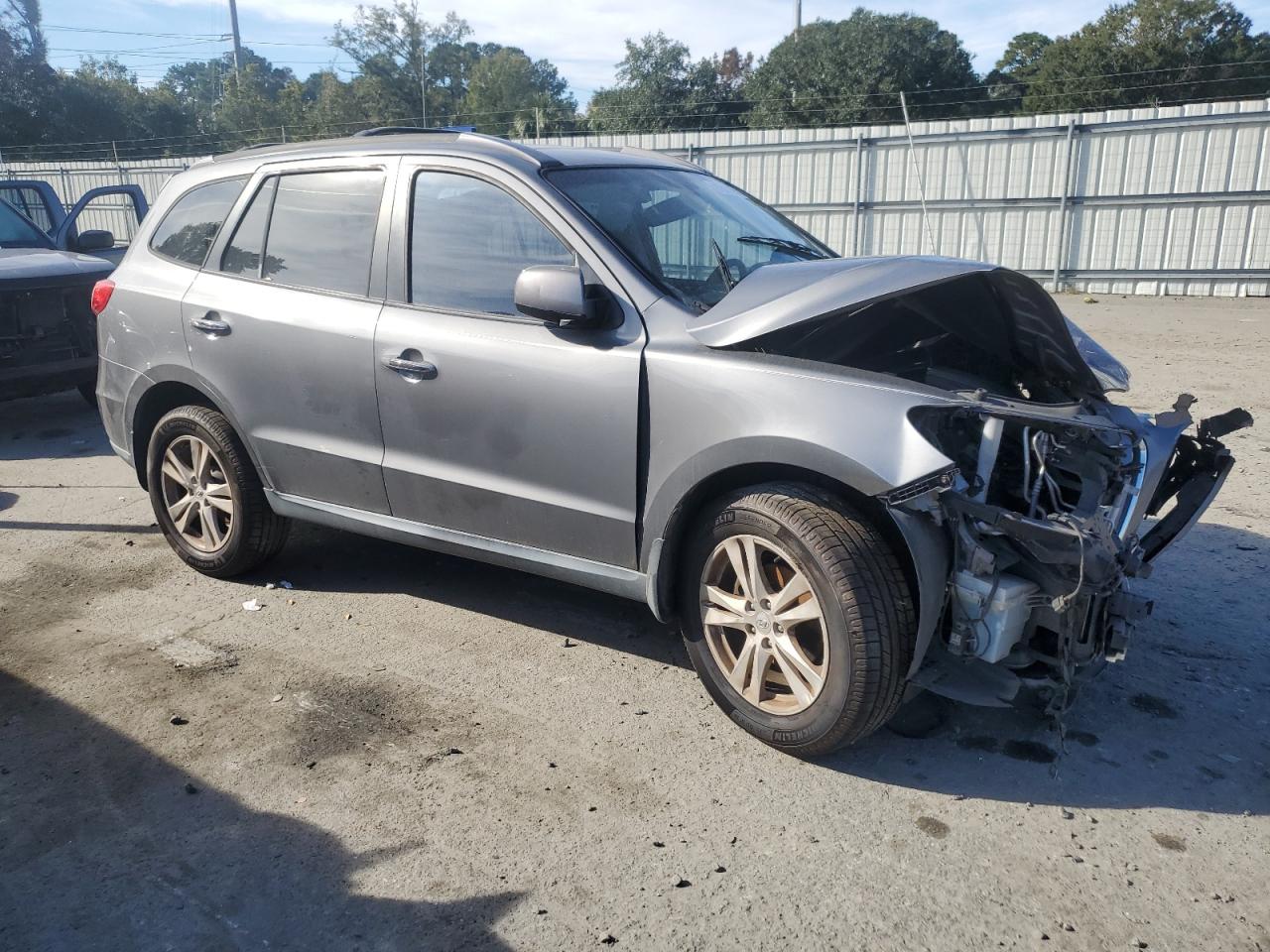 2010 Hyundai Santa Fe Limited Gray vin: 5NMSK4AG9AH375215