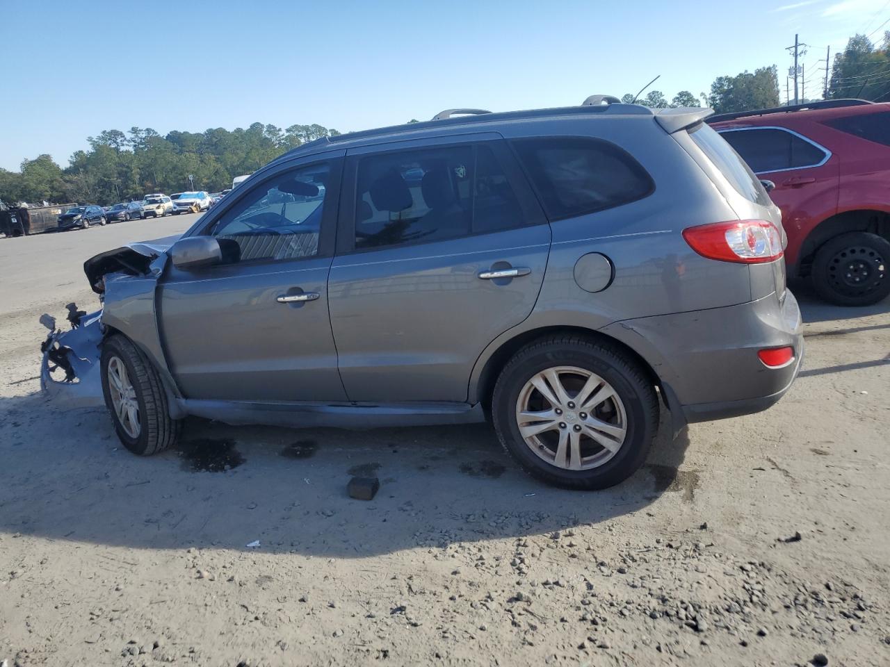 2010 Hyundai Santa Fe Limited Gray vin: 5NMSK4AG9AH375215