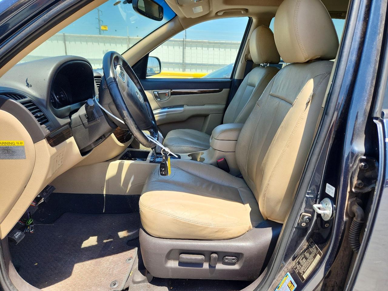 2010 Hyundai Santa Fe Limited Blue vin: 5NMSK4AGXAH375563
