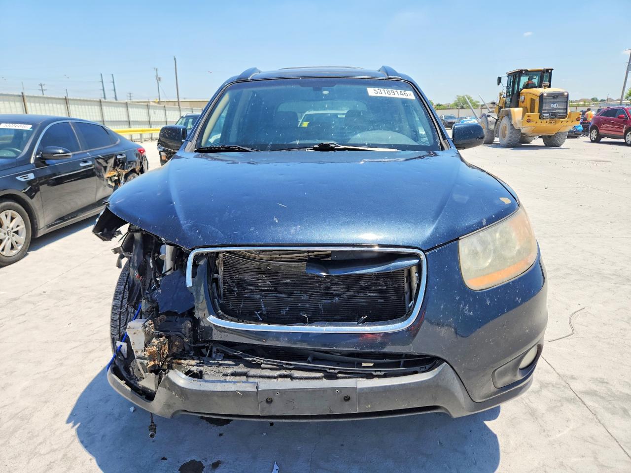 2010 Hyundai Santa Fe Limited Blue vin: 5NMSK4AGXAH375563