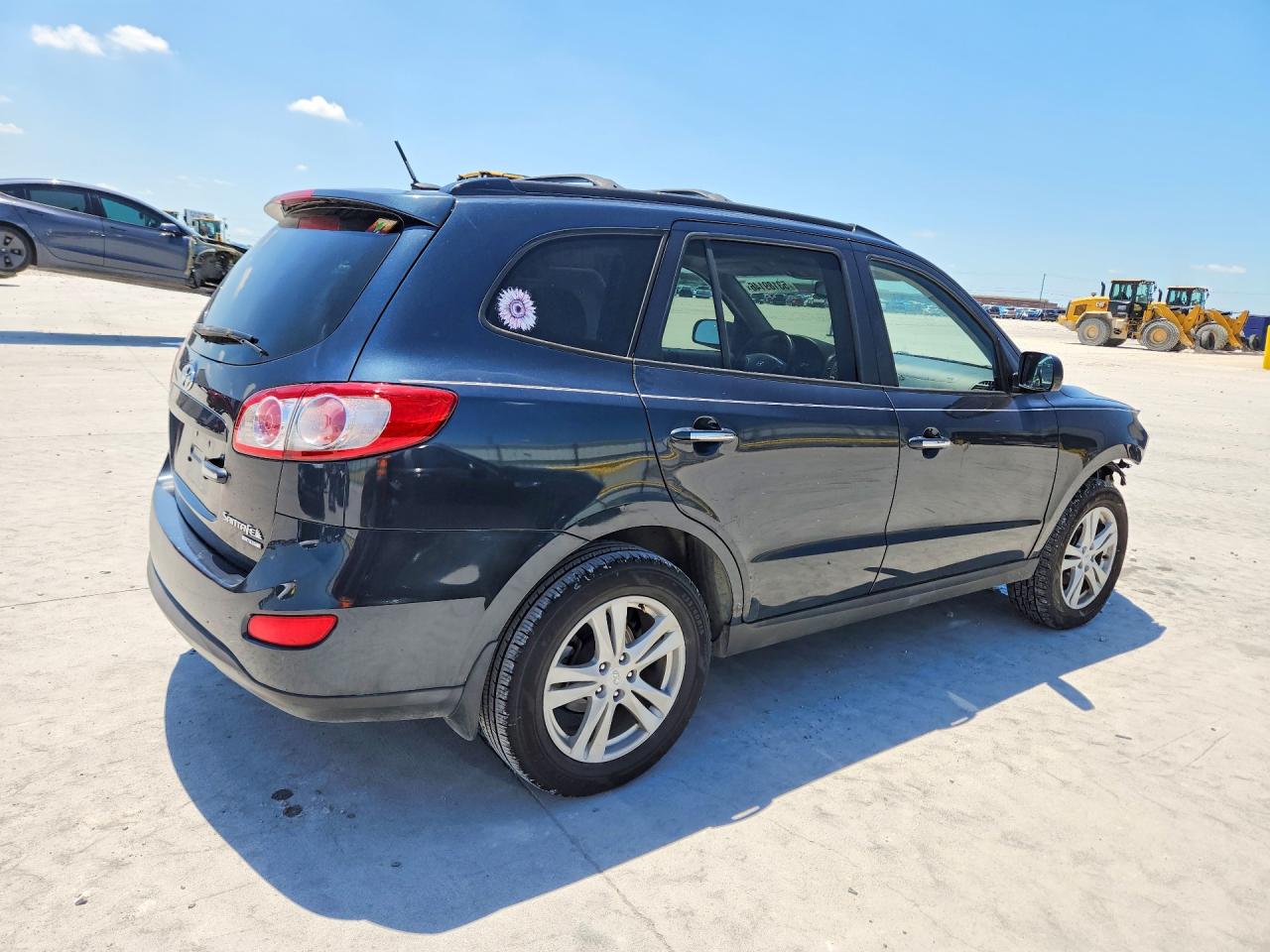 2010 Hyundai Santa Fe Limited Blue vin: 5NMSK4AGXAH375563