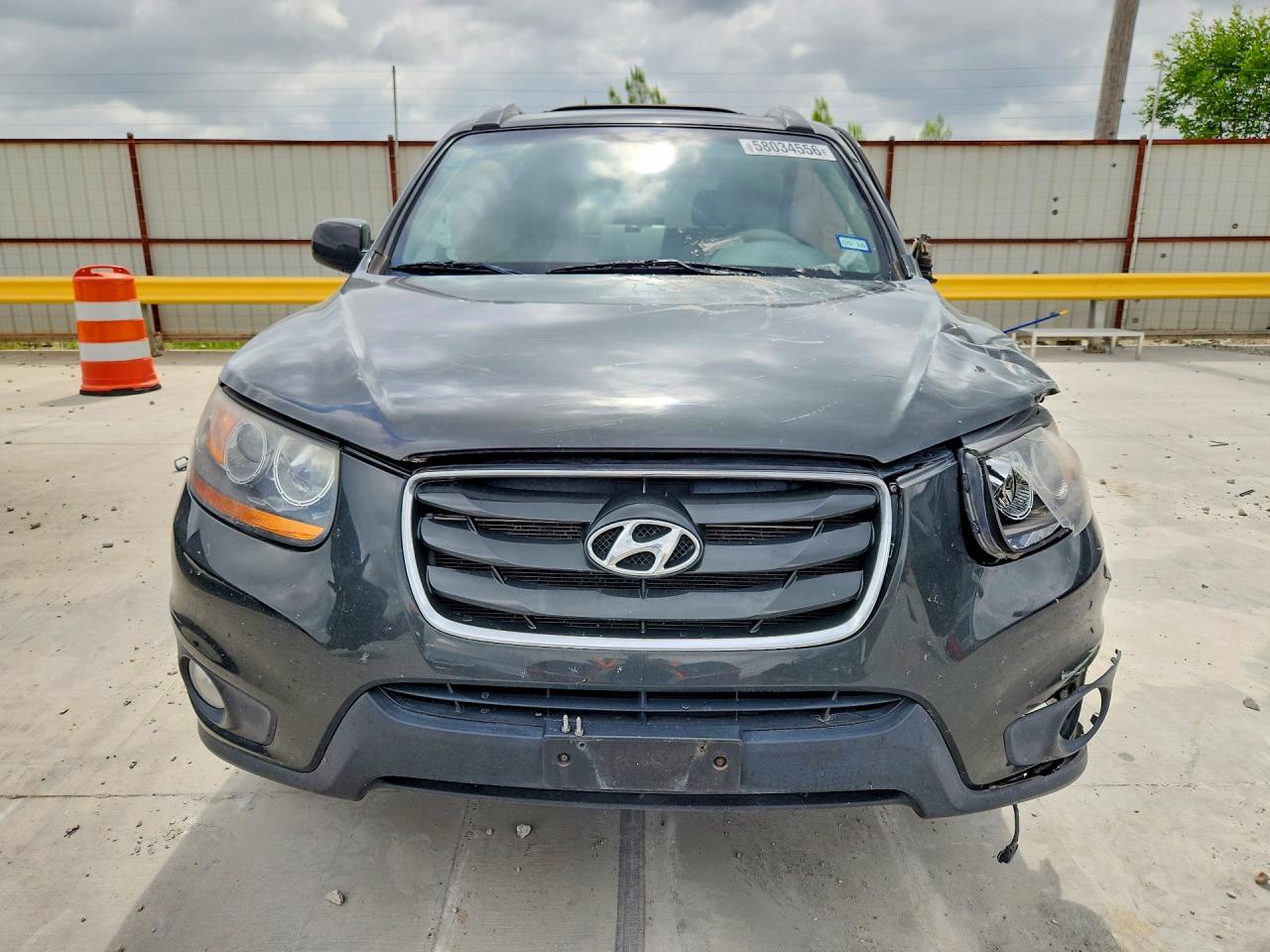 2010 Hyundai Santa Fe Limited Gray vin: 5NMSKDAG0AH383218