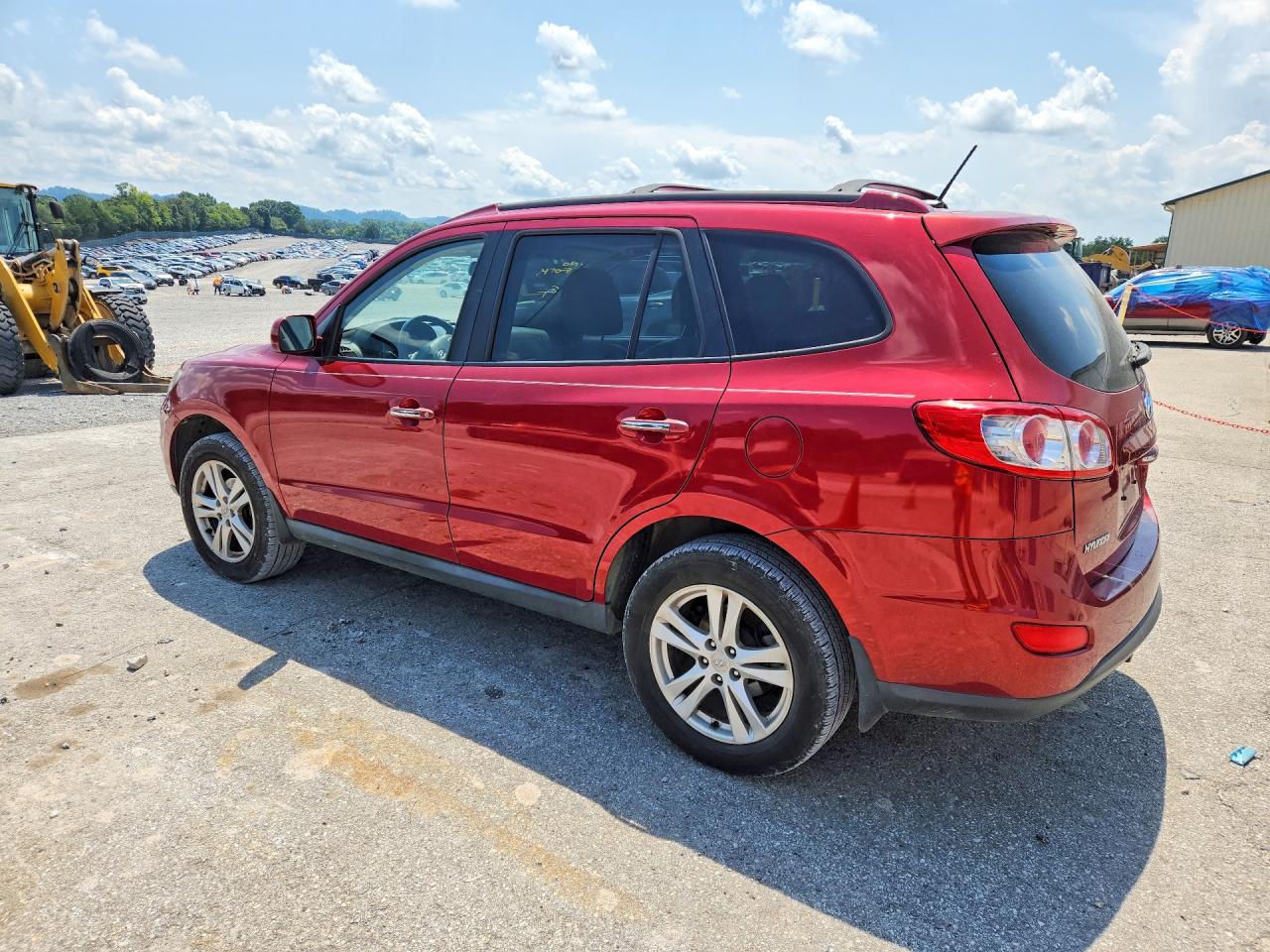 2010 Hyundai Santa Fe Limited Red vin: 5NMSKDAG2AH340726