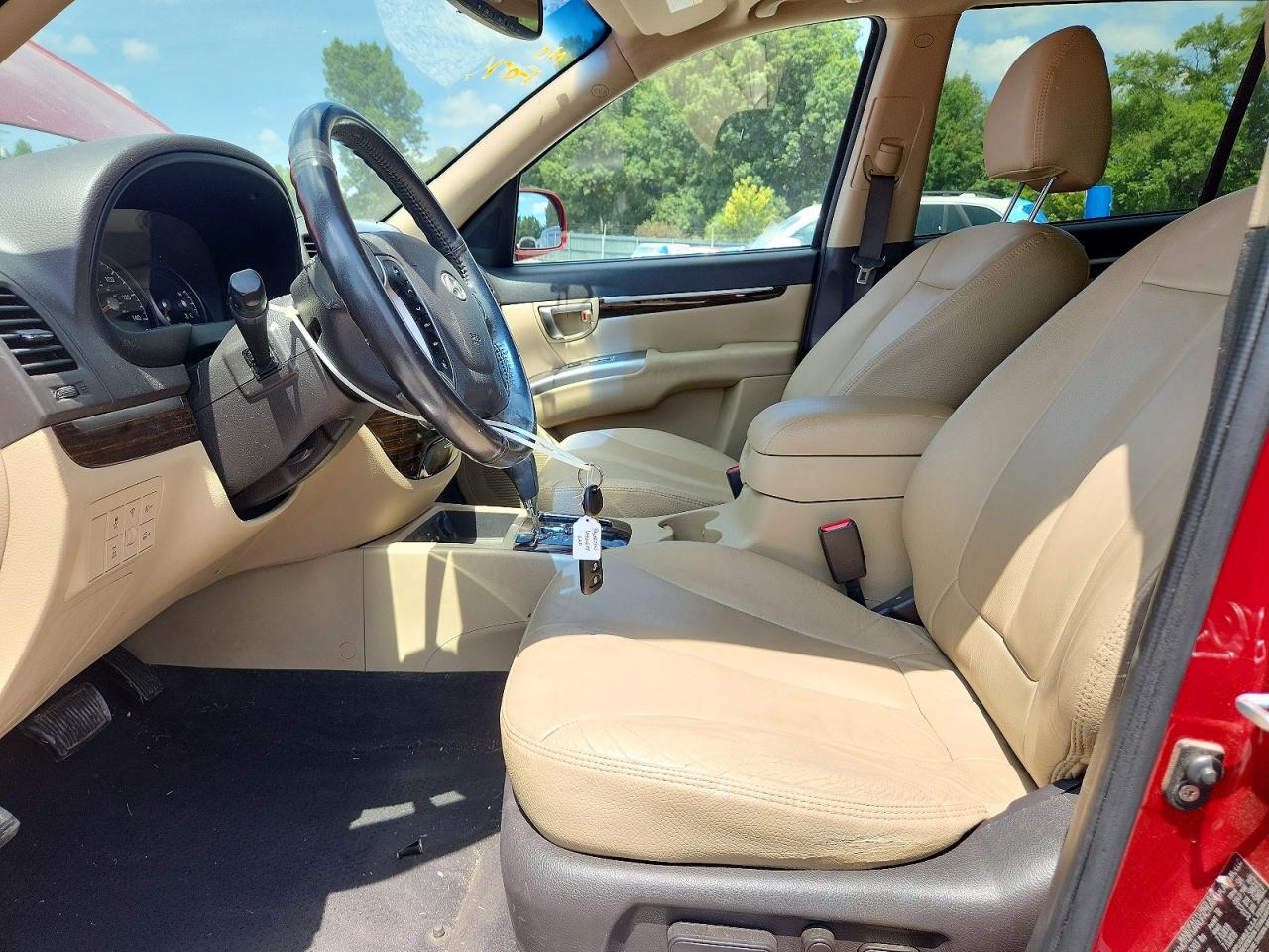 2010 Hyundai Santa Fe Limited Red vin: 5NMSKDAG2AH340726