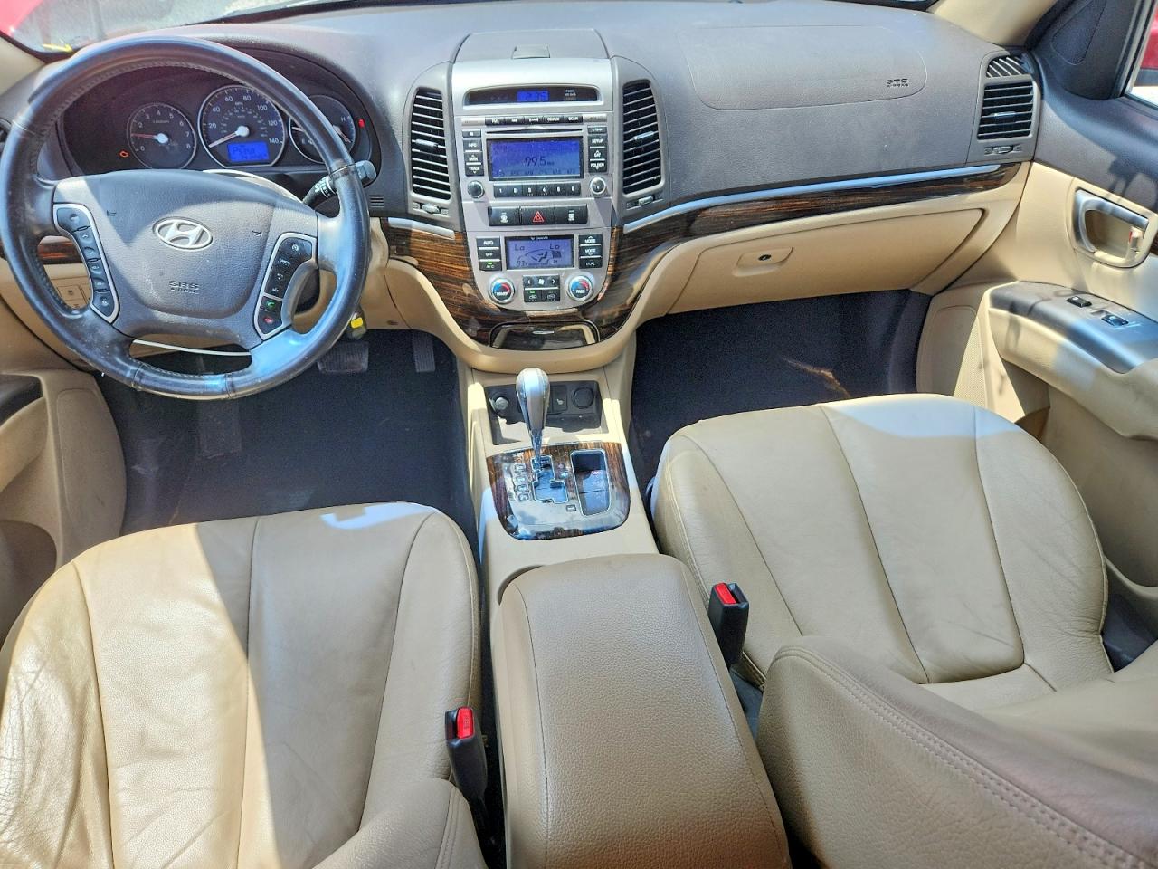 2010 Hyundai Santa Fe Limited Red vin: 5NMSKDAG2AH340726