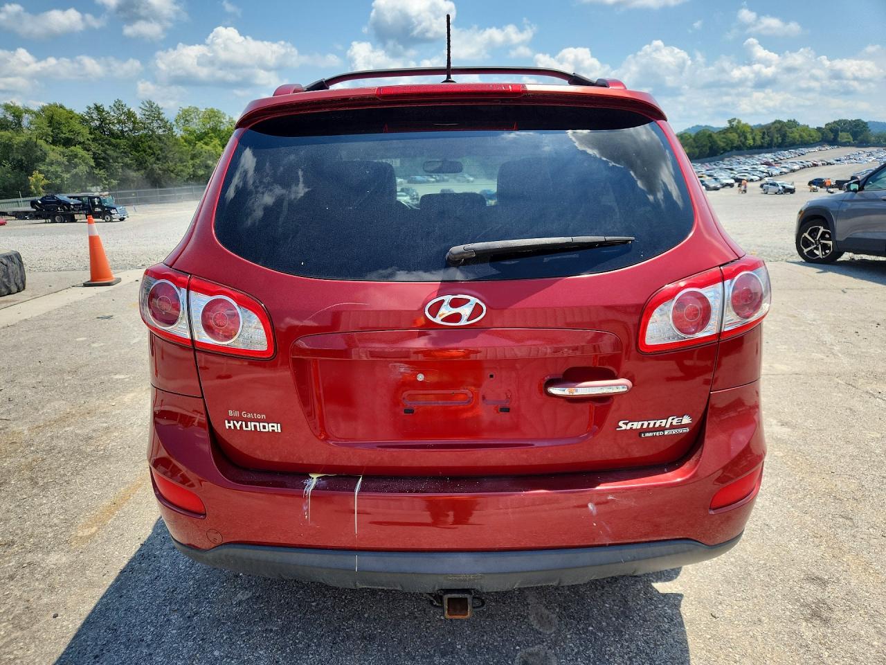 2010 Hyundai Santa Fe Limited Red vin: 5NMSKDAG2AH340726