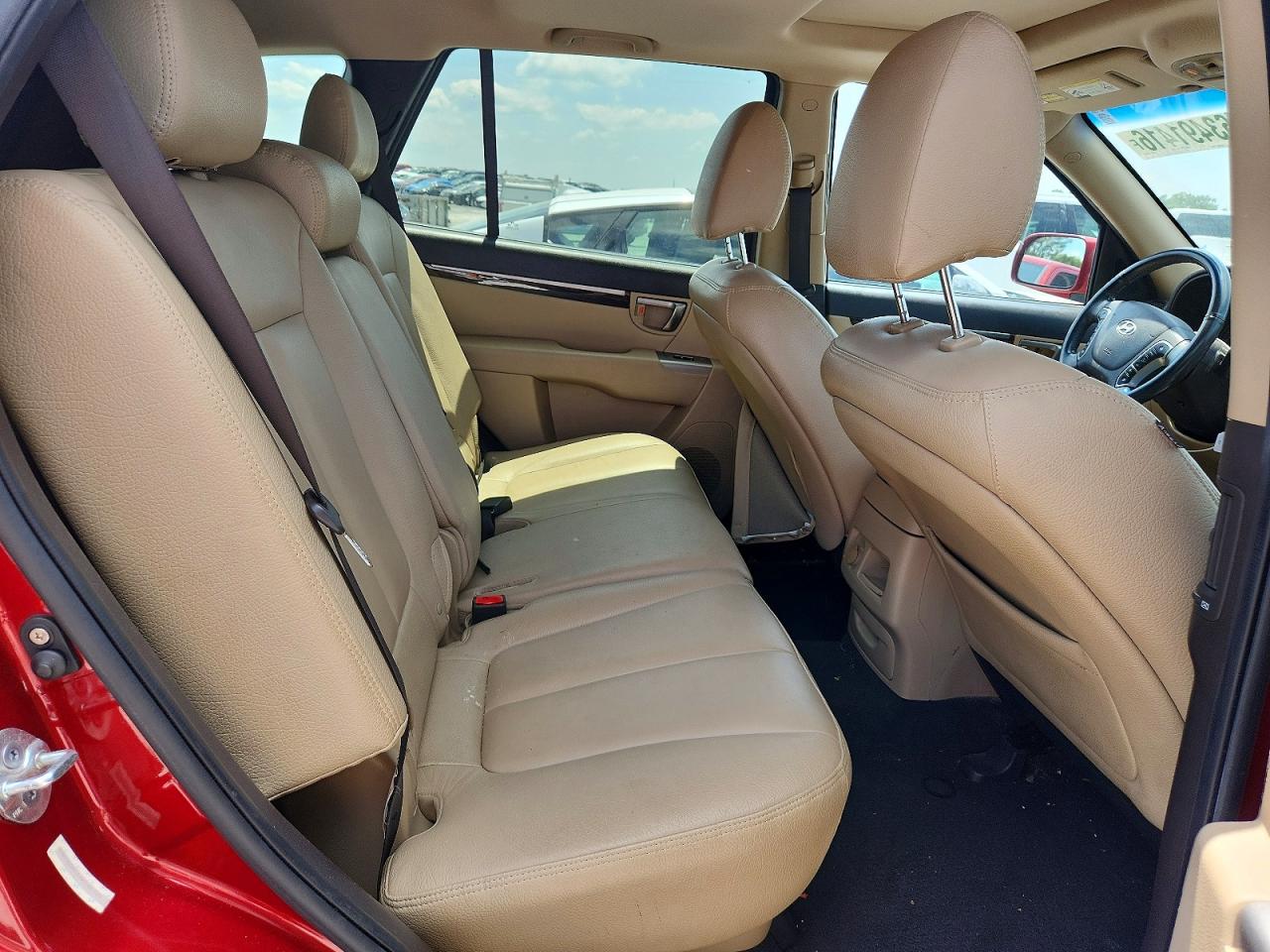 2010 Hyundai Santa Fe Limited Red vin: 5NMSKDAG2AH340726