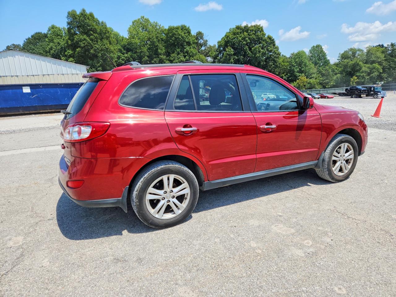 2010 Hyundai Santa Fe Limited Red vin: 5NMSKDAG2AH340726