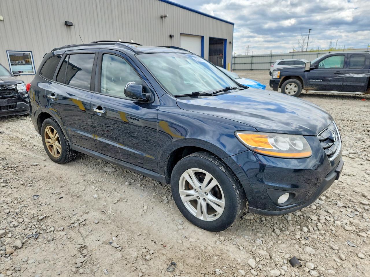 2010 Hyundai Santa Fe Limited Синий vin: 5NMSKDAG2AH353735