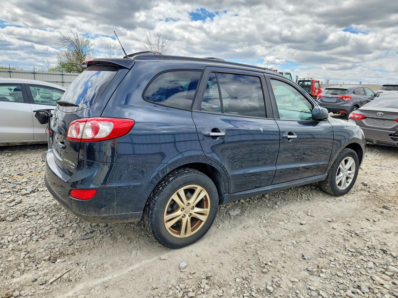 2010 Hyundai Santa Fe Limited Синий vin: 5NMSKDAG2AH353735