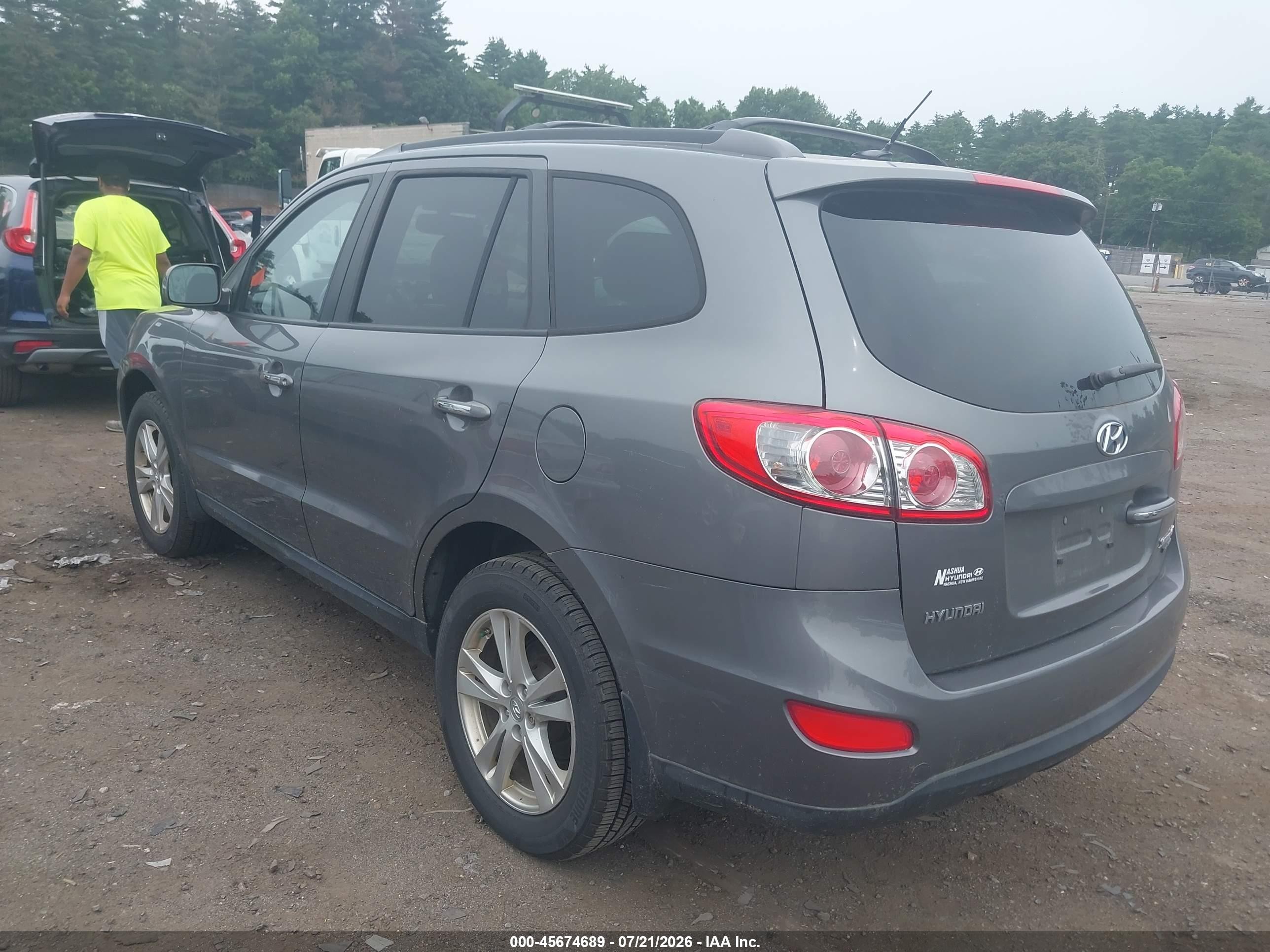 2010 Hyundai Santa Fe Limited V6 Gray vin: 5NMSKDAG2AH376724