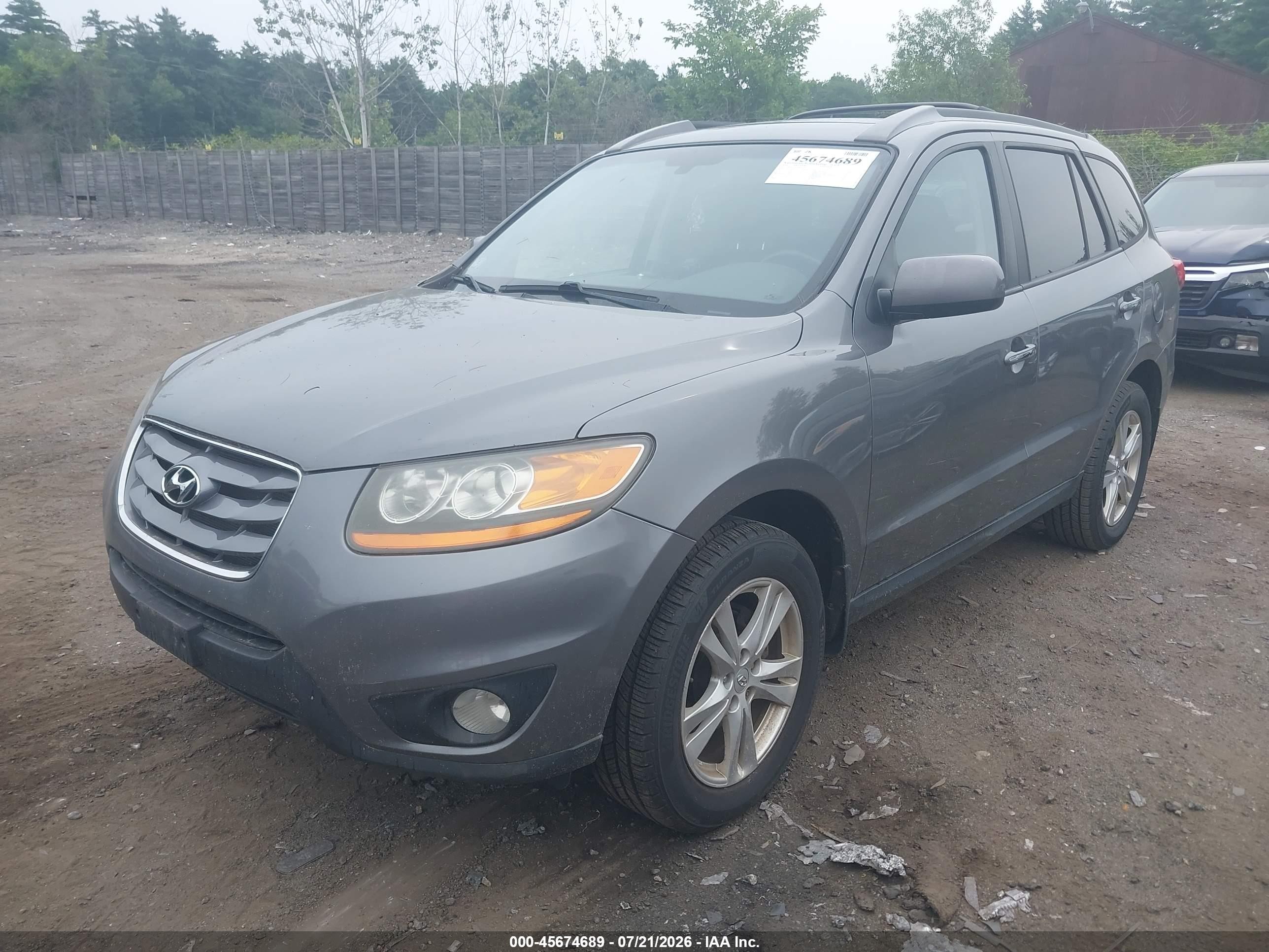 2010 Hyundai Santa Fe Limited V6 Gray vin: 5NMSKDAG2AH376724