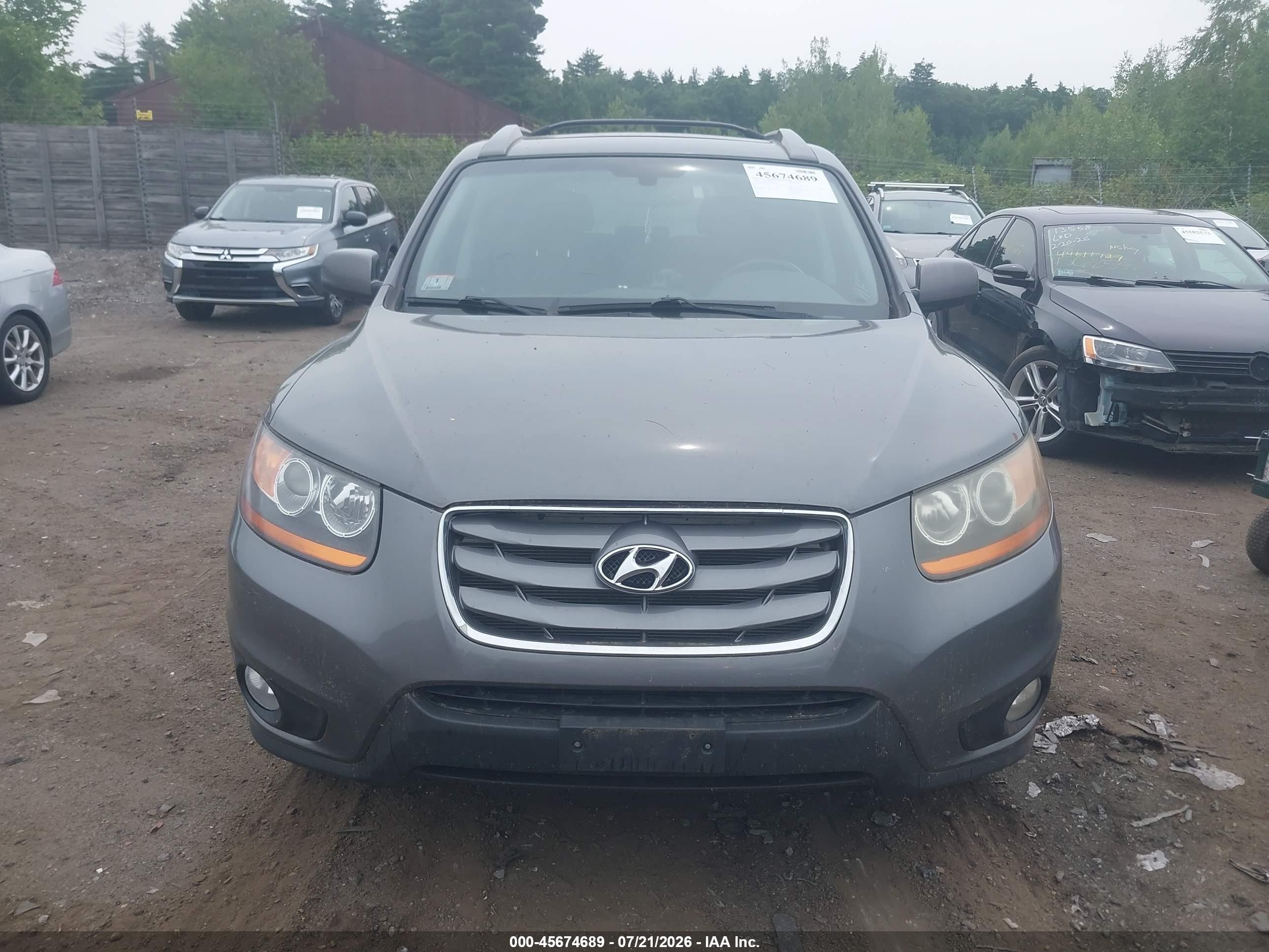 2010 Hyundai Santa Fe Limited V6 Gray vin: 5NMSKDAG2AH376724