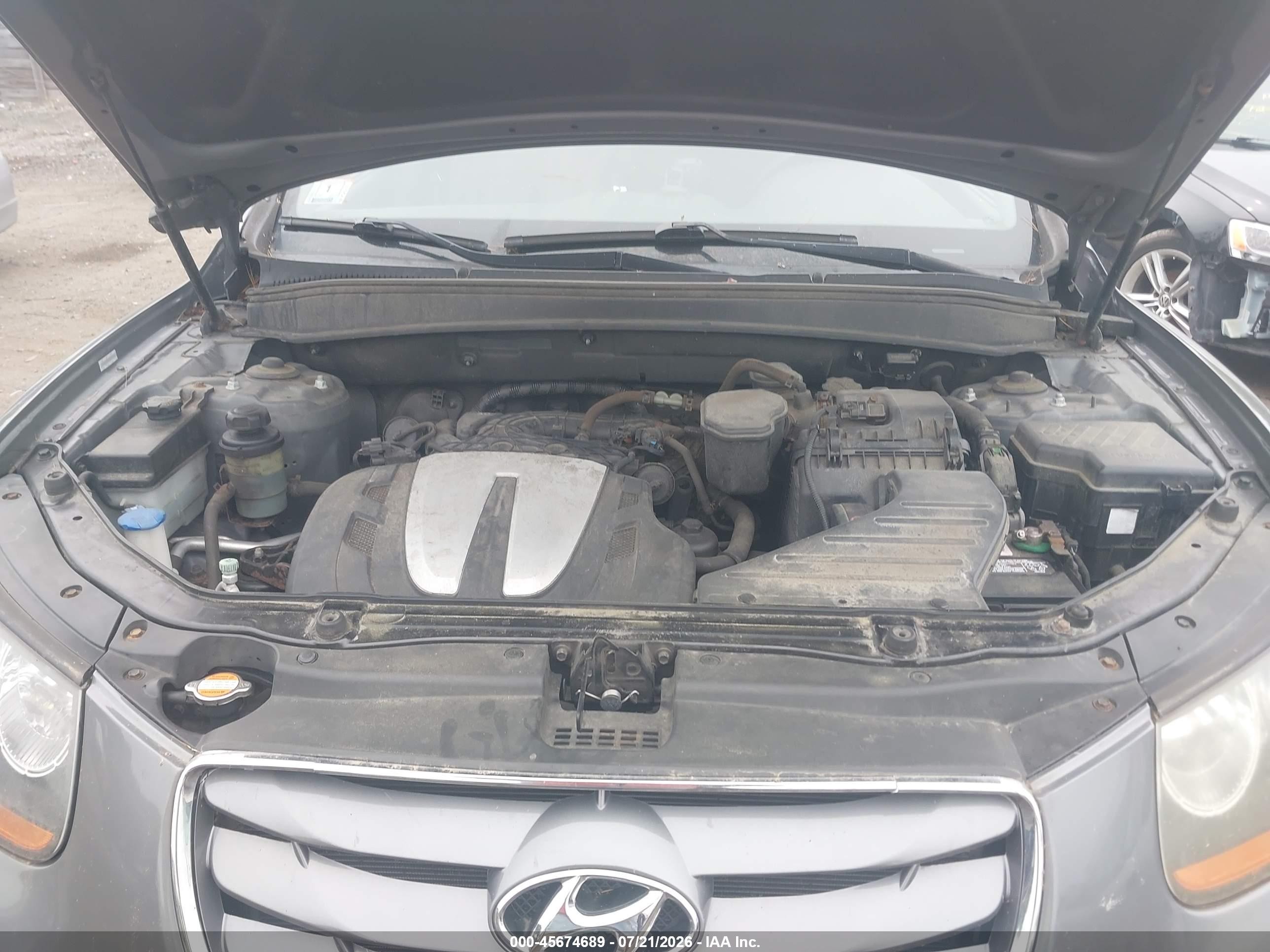 2010 Hyundai Santa Fe Limited V6 Gray vin: 5NMSKDAG2AH376724