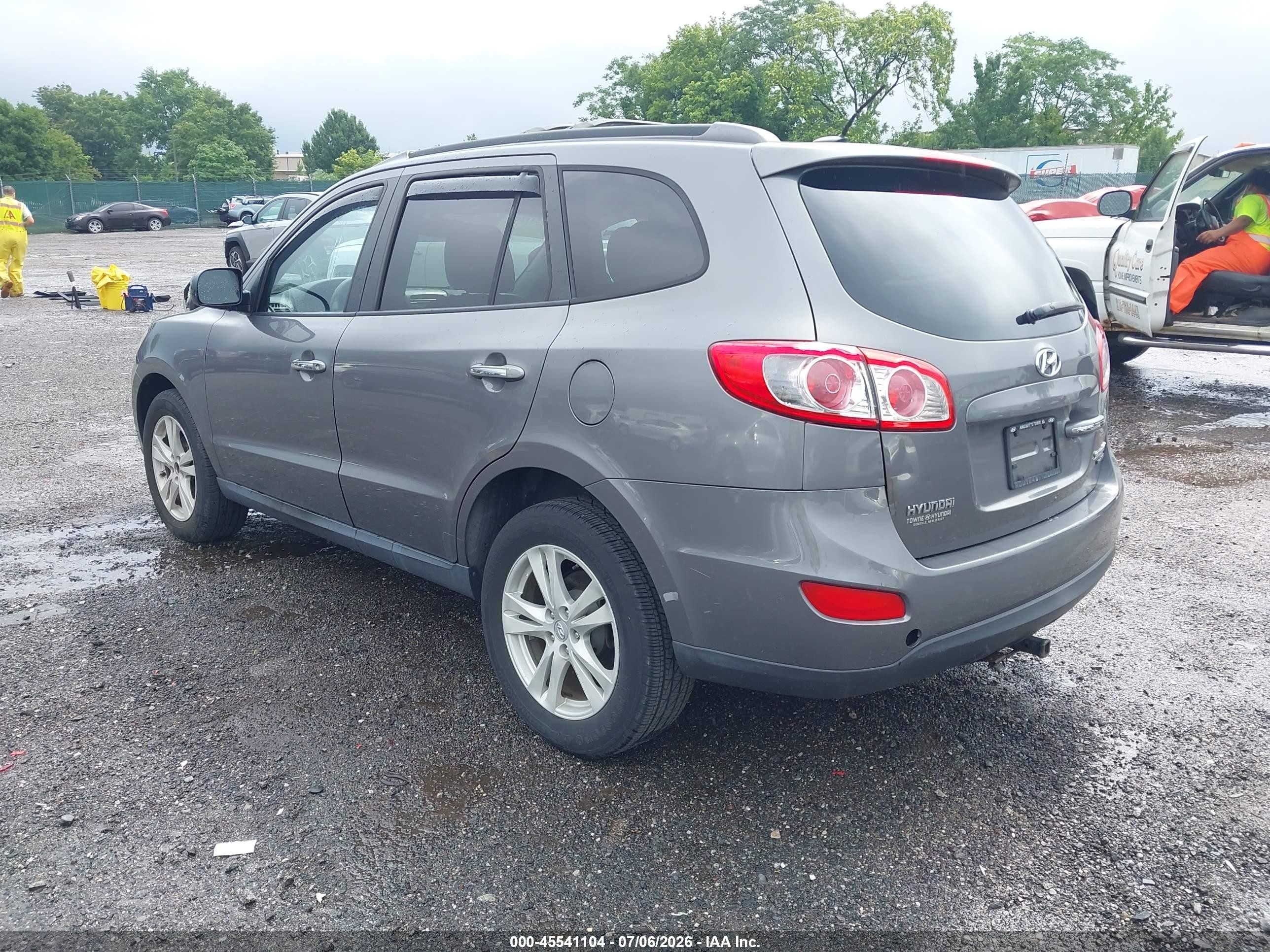 2010 Hyundai Santa Fe Limited V6 Gray vin: 5NMSKDAG5AH377124