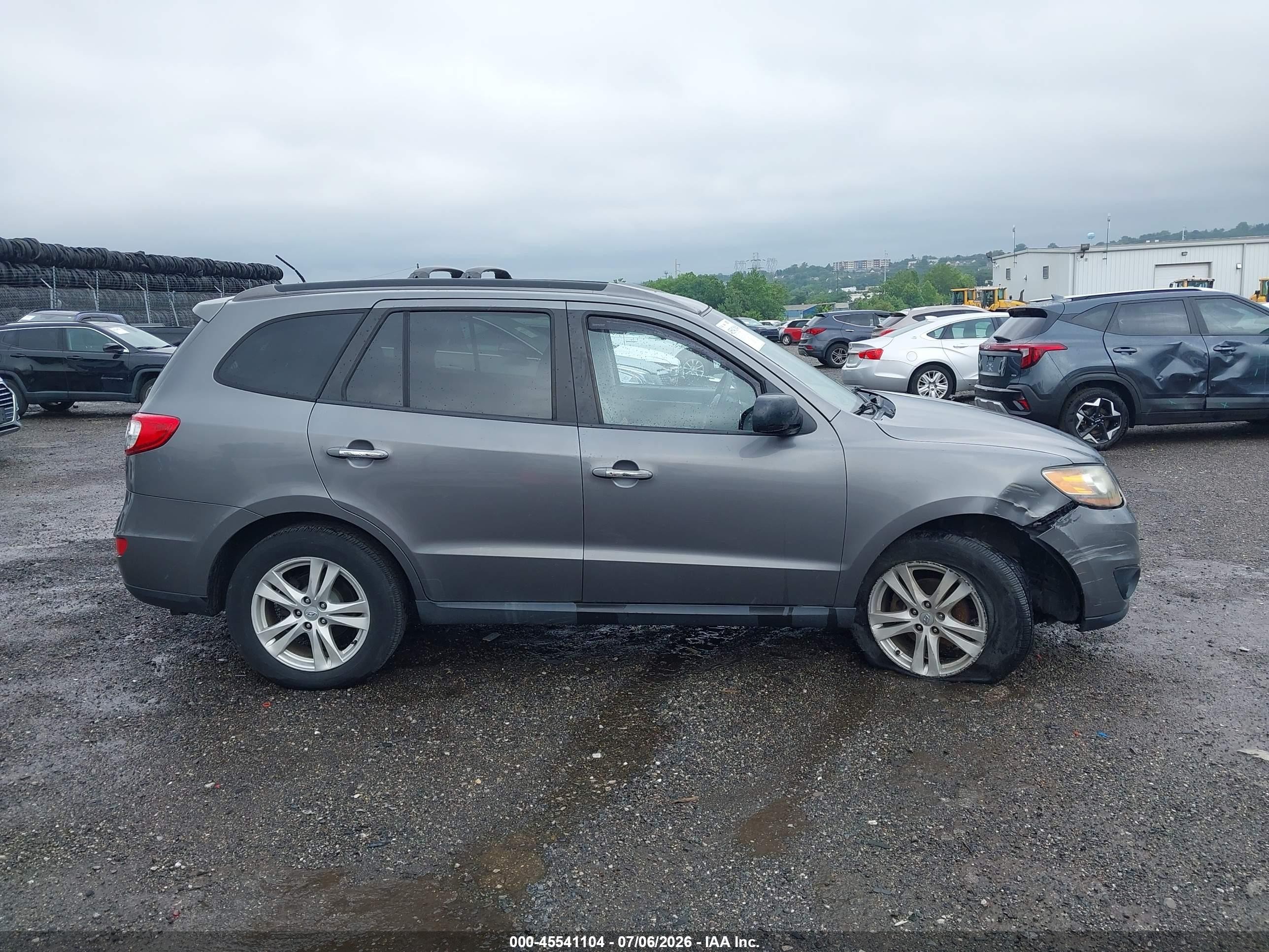 2010 Hyundai Santa Fe Limited V6 Gray vin: 5NMSKDAG5AH377124