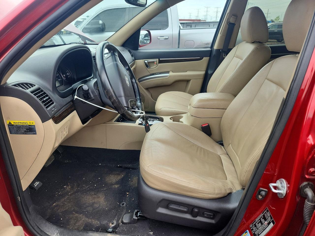 2010 Hyundai Santa Fe Limited Red vin: 5NMSKDAG7AH340639
