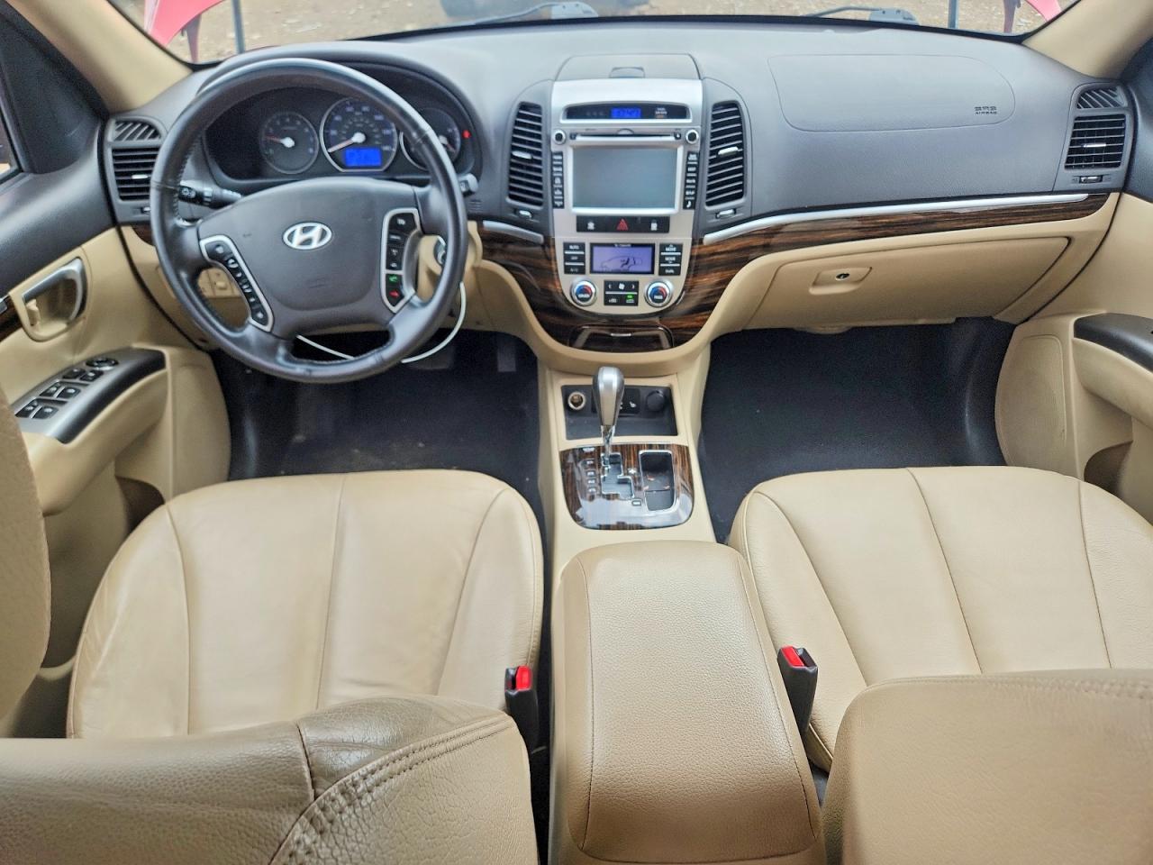 2010 Hyundai Santa Fe Limited Red vin: 5NMSKDAG7AH340639