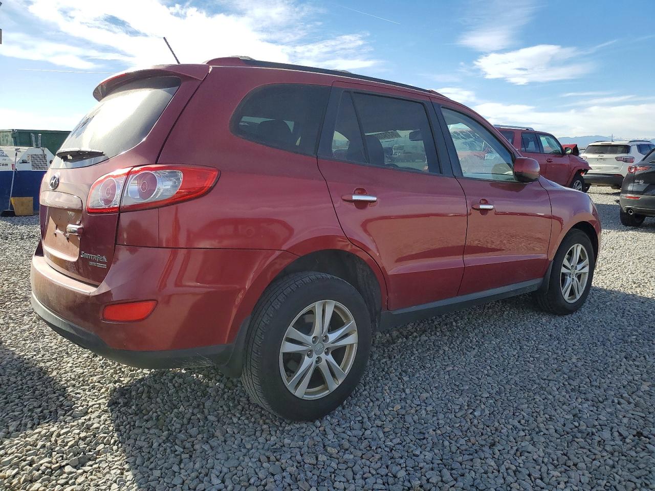 2010 Hyundai Santa Fe Limited Красный vin: 5NMSKDAG9AH355417