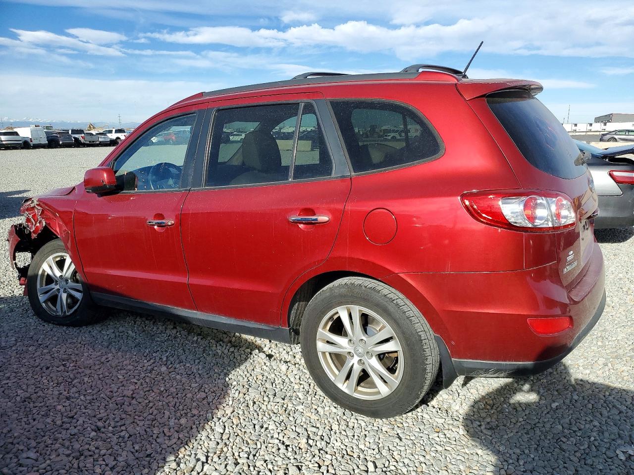 2010 Hyundai Santa Fe Limited Красный vin: 5NMSKDAG9AH355417
