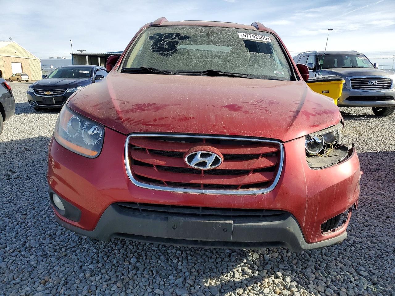 2010 Hyundai Santa Fe Limited Красный vin: 5NMSKDAG9AH355417